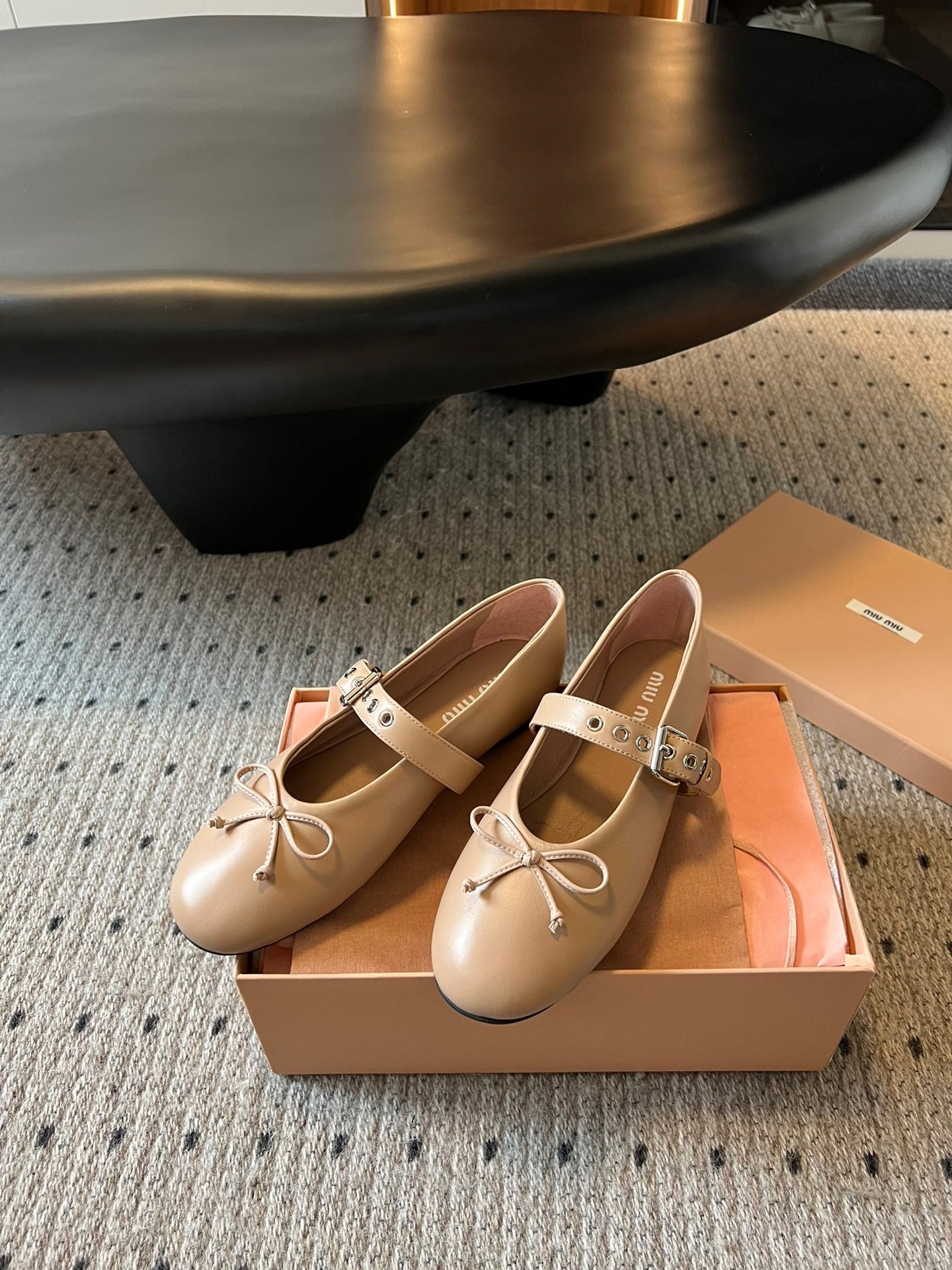 MIU M BALLERINA FLATS