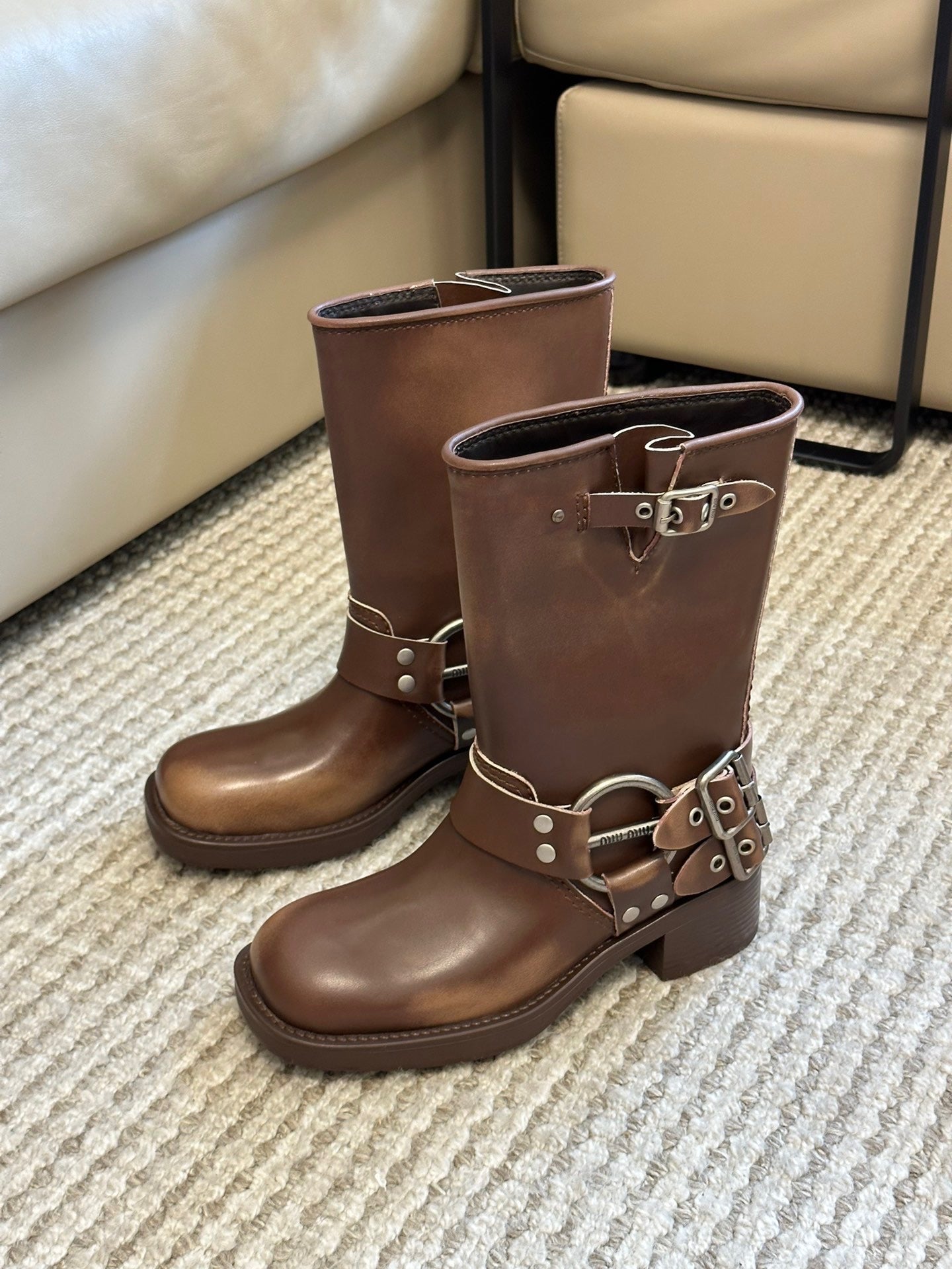 MIU M BOOTS