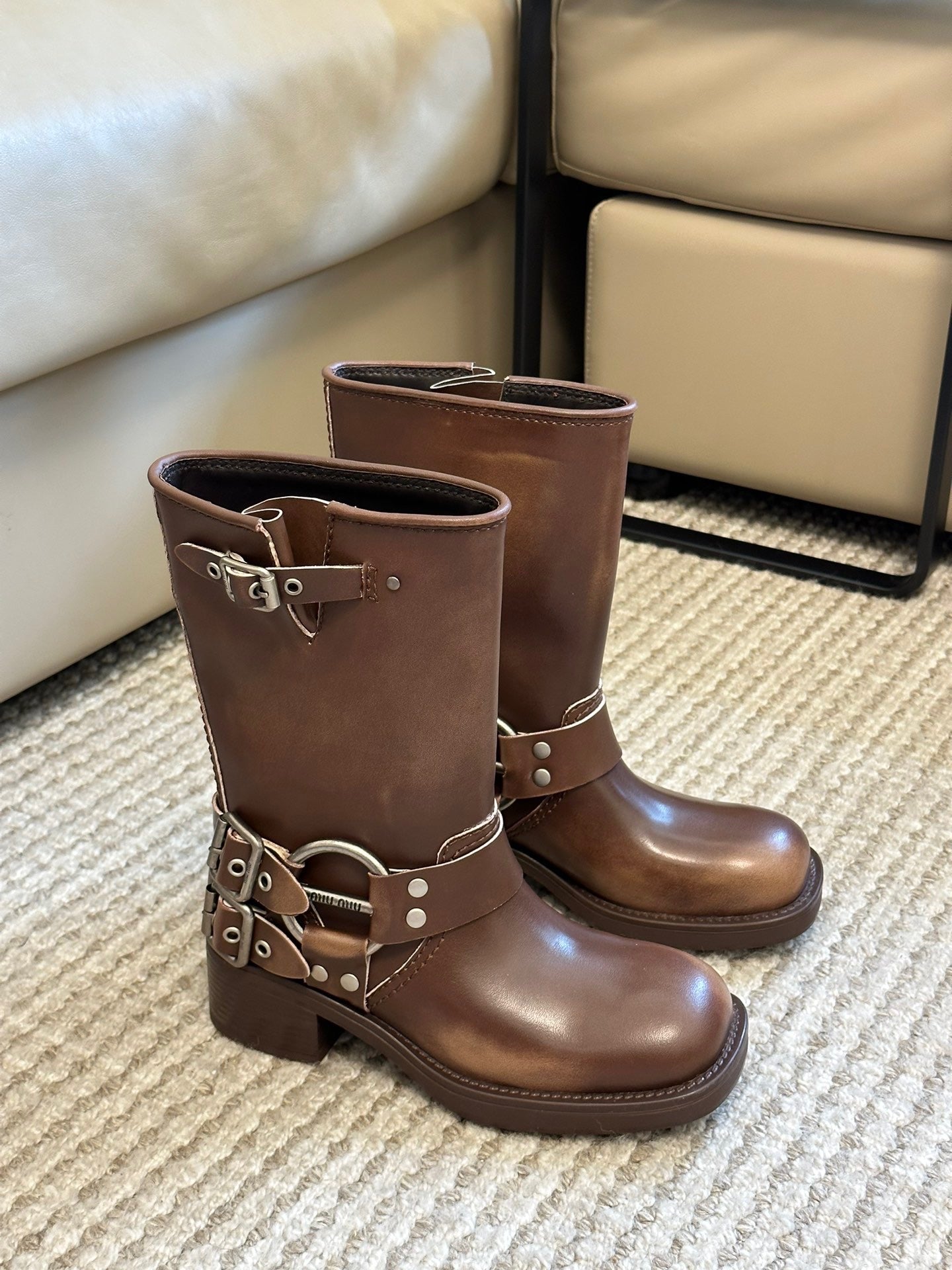 MIU M BOOTS