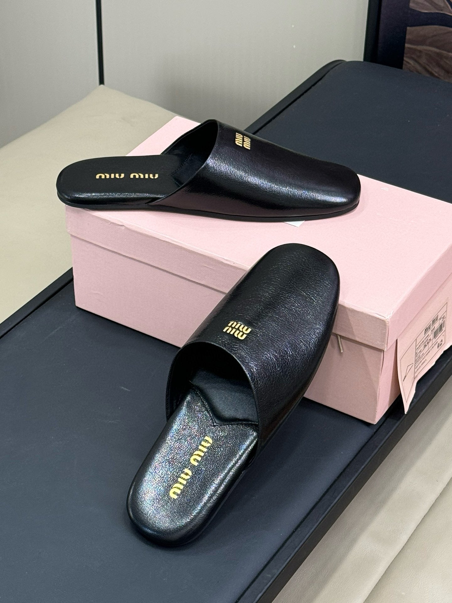 MIU M SLIPPERS
