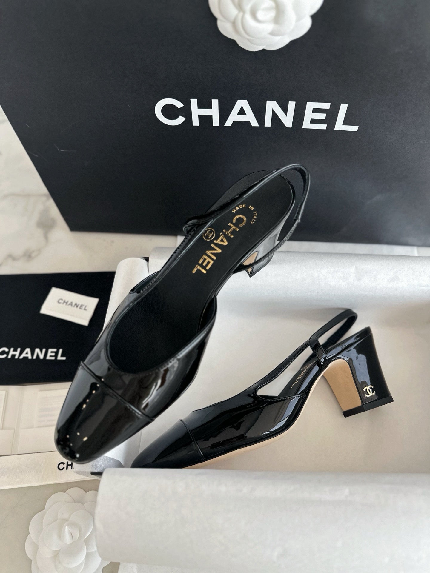 CC SLINGBACK HEELS