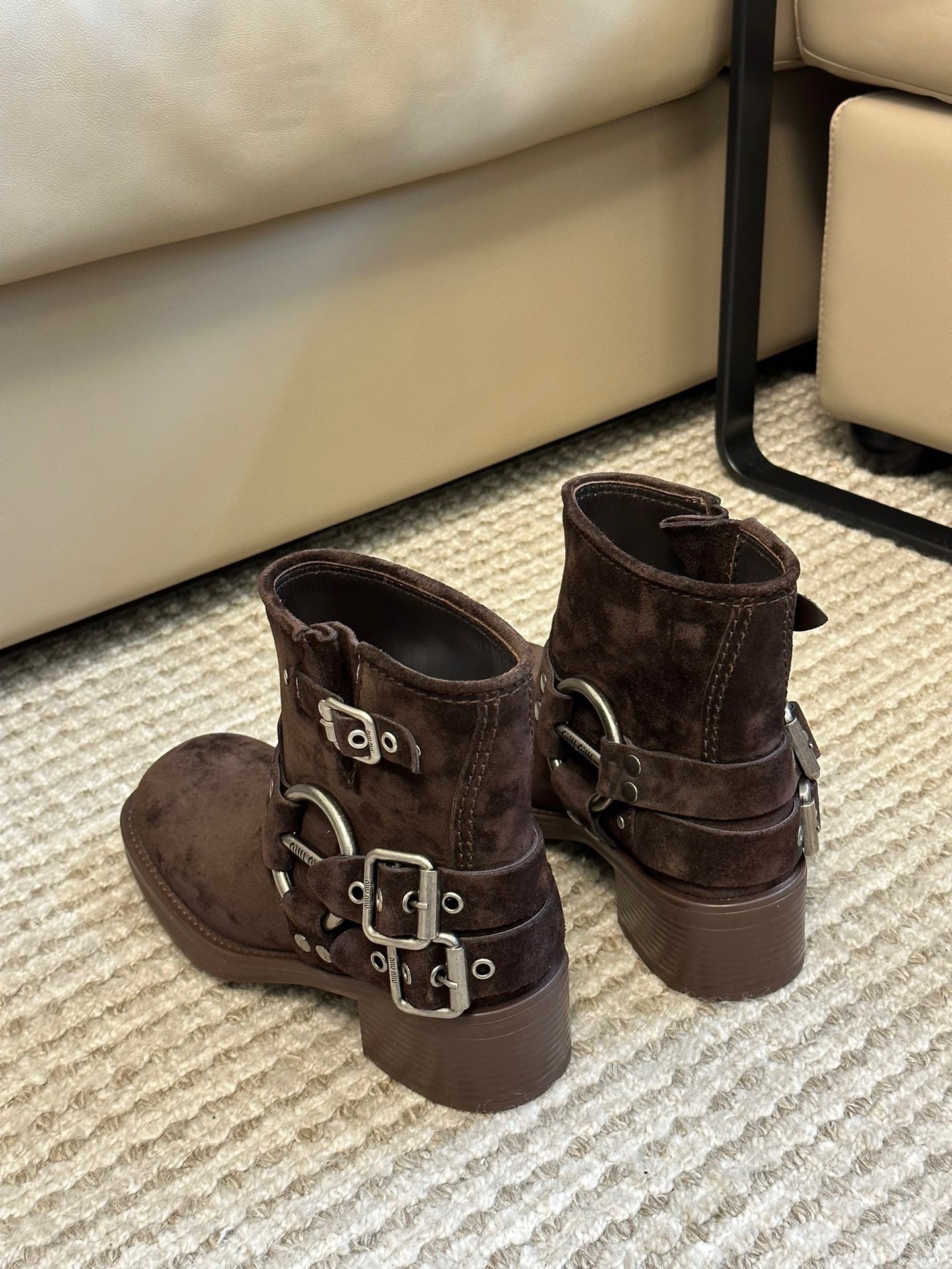 MIU M BOOTS