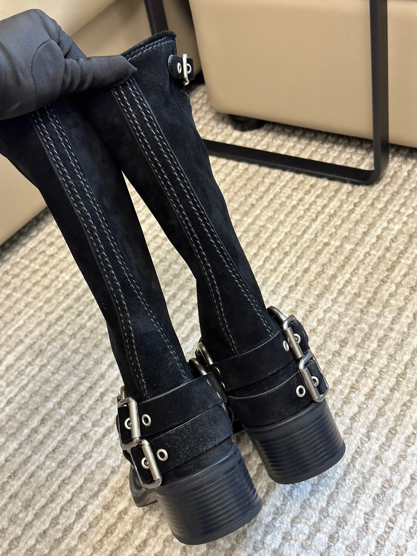 MIU M BOOTS