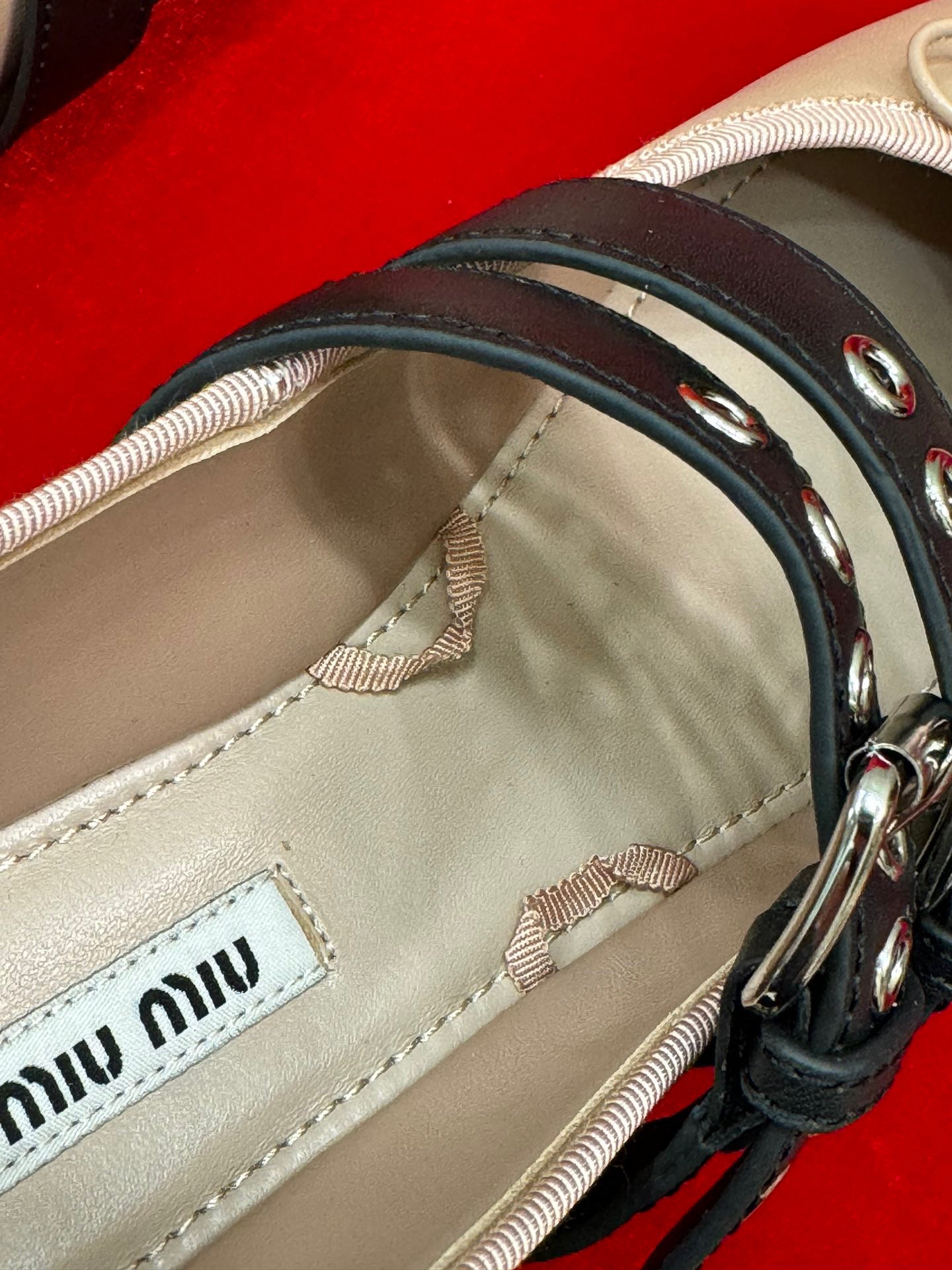 MIU M BALLERINA FLATS