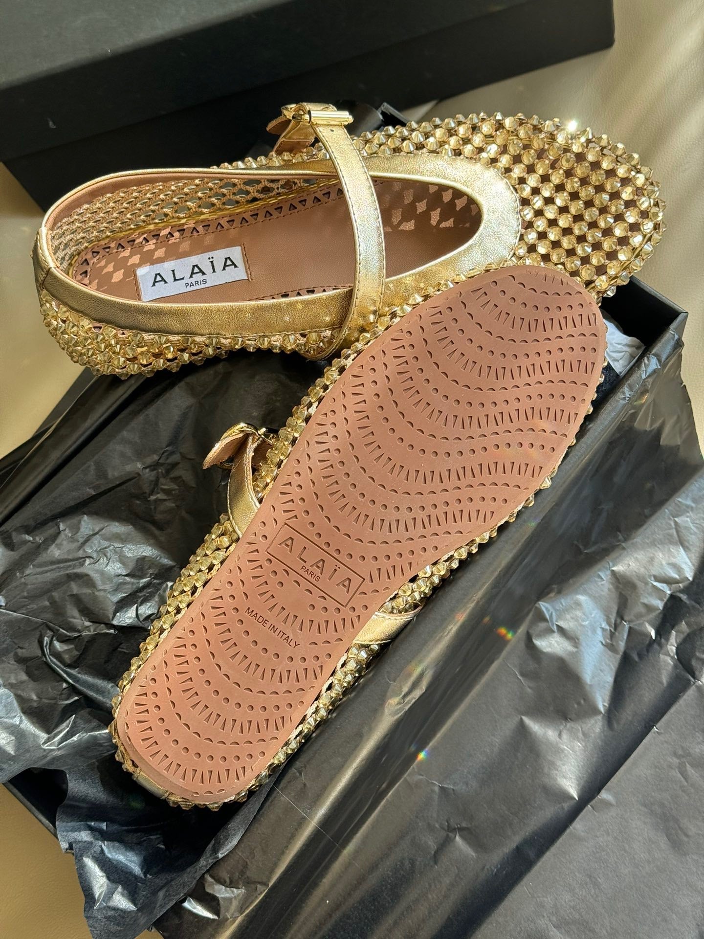 ALAIA BALLET FLATS