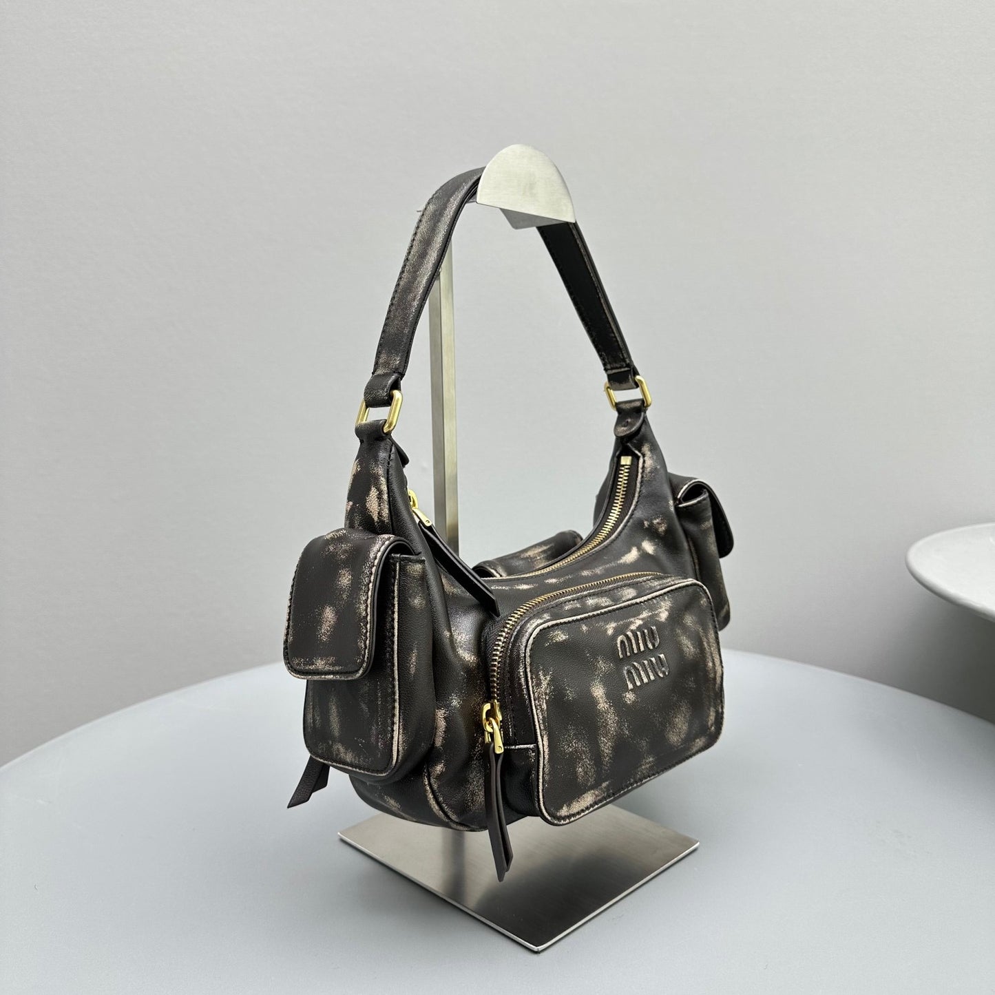 MIU M NAPPA LEATHER POCKET BAG