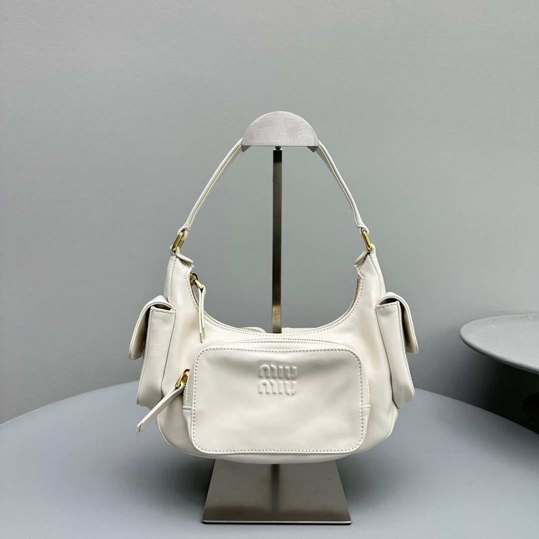 MIU M NAPPA LEATHER POCKET BAG