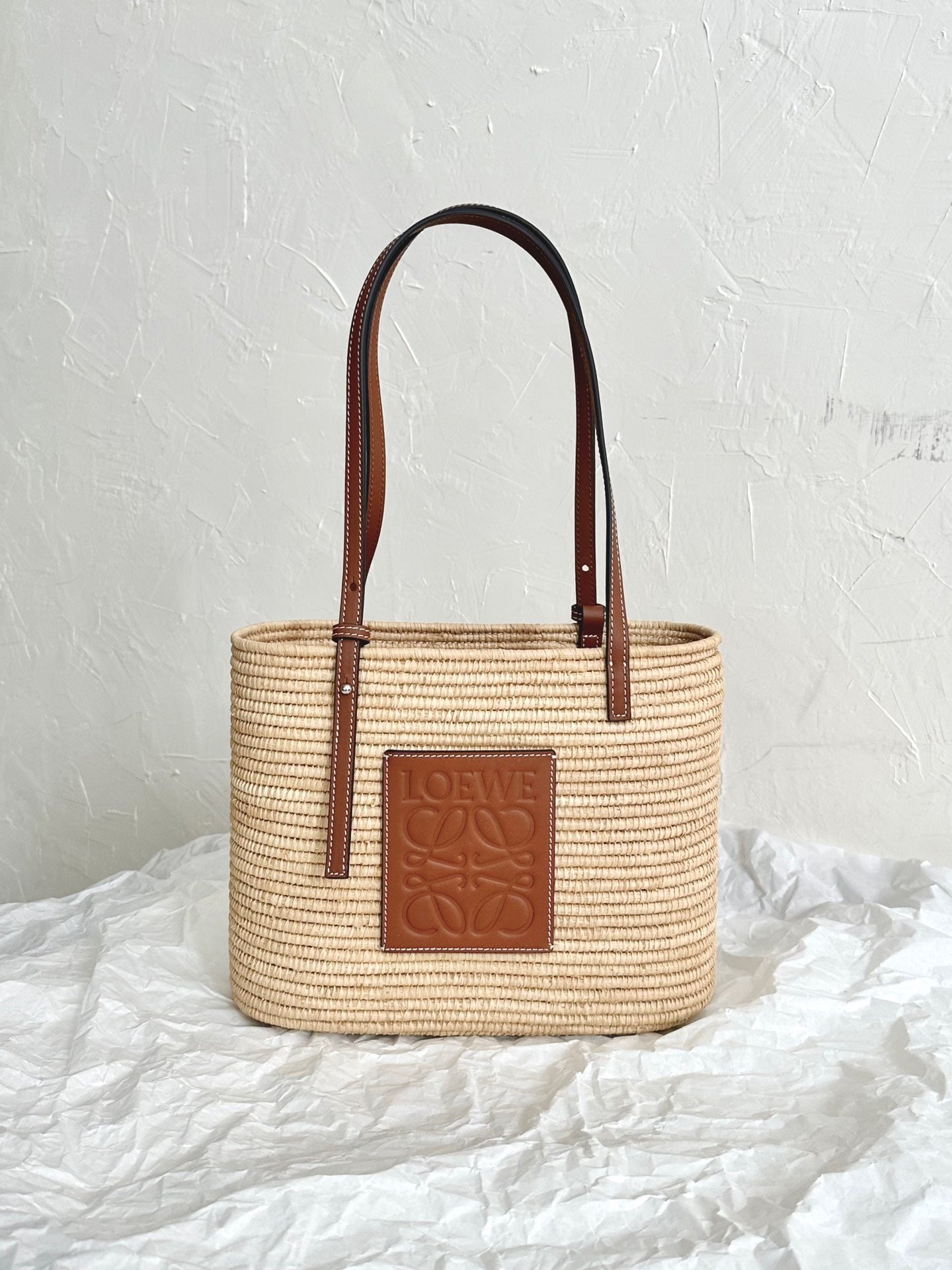 LOEW SMALL SQUARE BASKET BAG