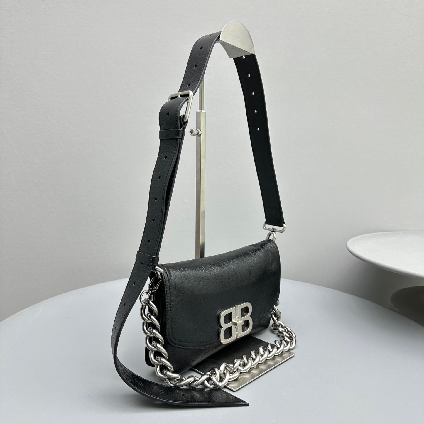 BAL BB SMALL SOFT FLAP BAG