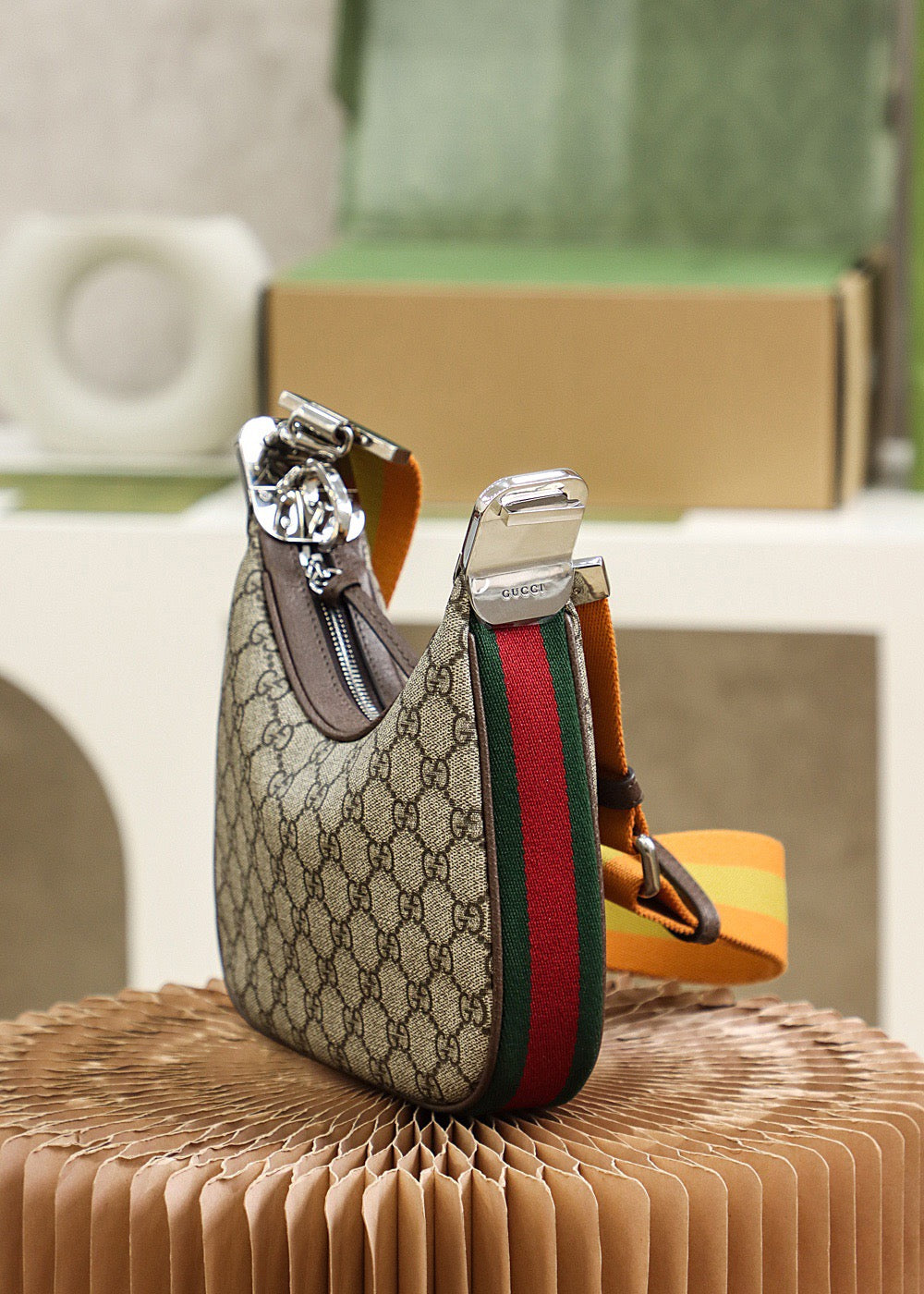 GG ATTACHÉ LARGE SHOULDER BAG