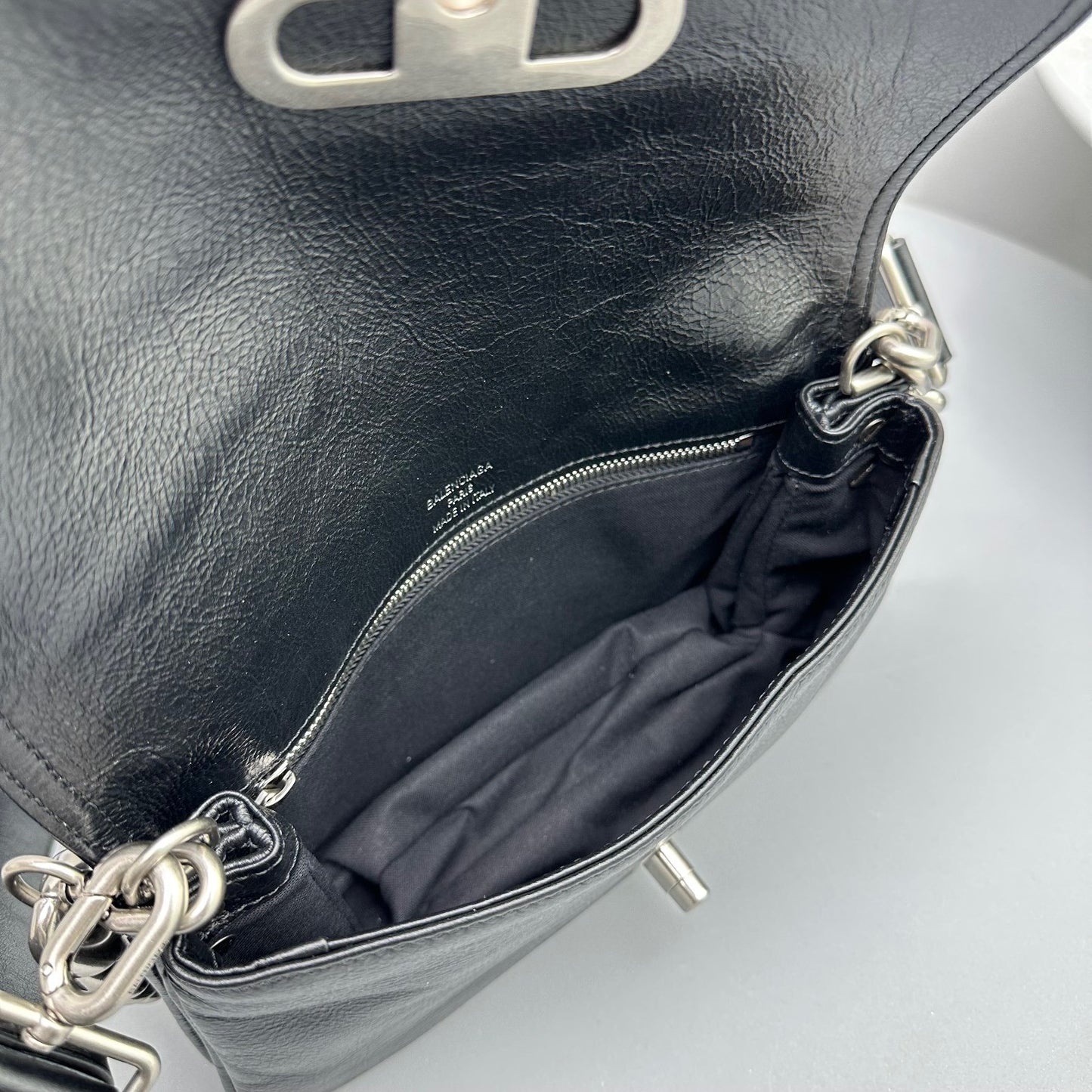 BAL BB SMALL SOFT FLAP BAG