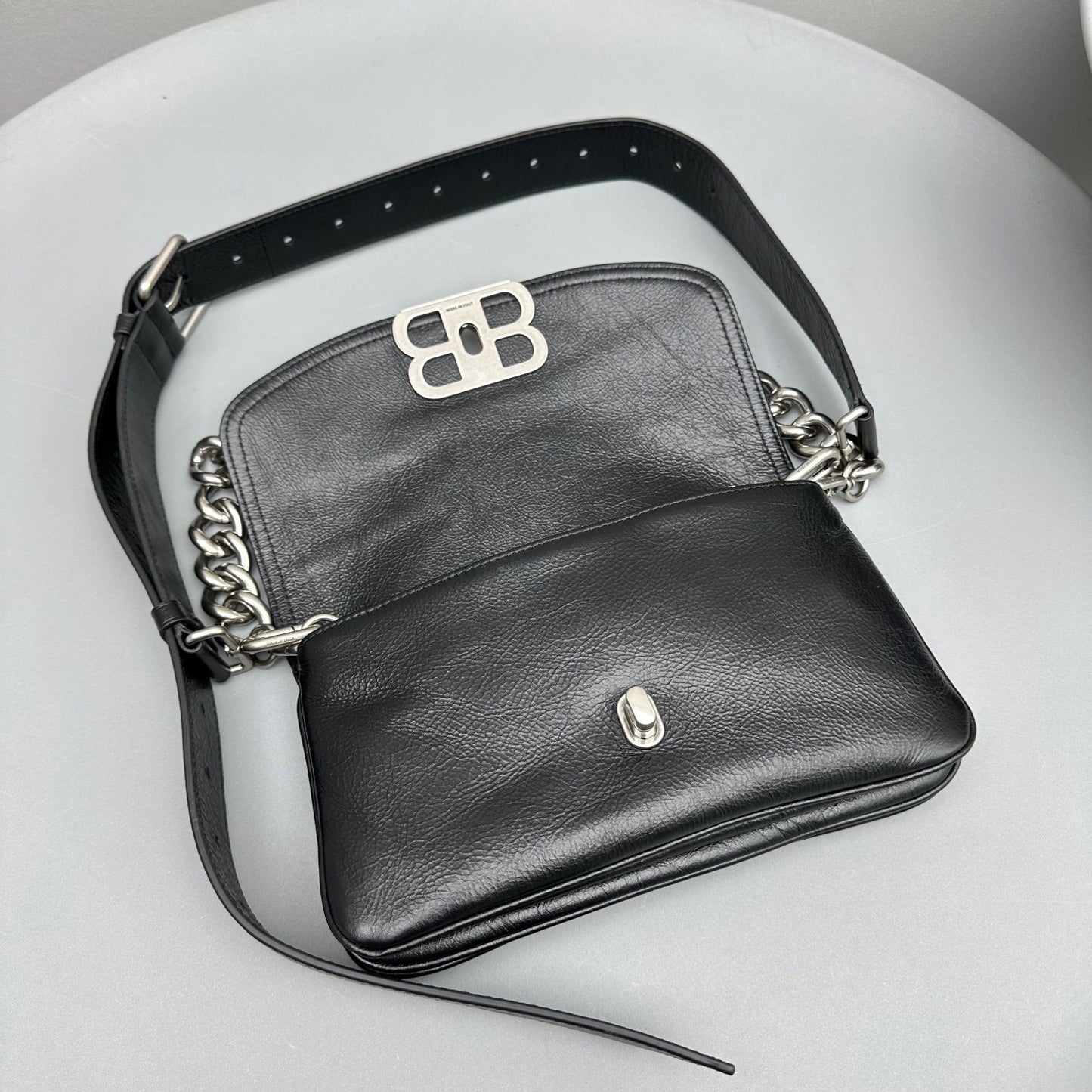 BAL BB SMALL SOFT FLAP BAG