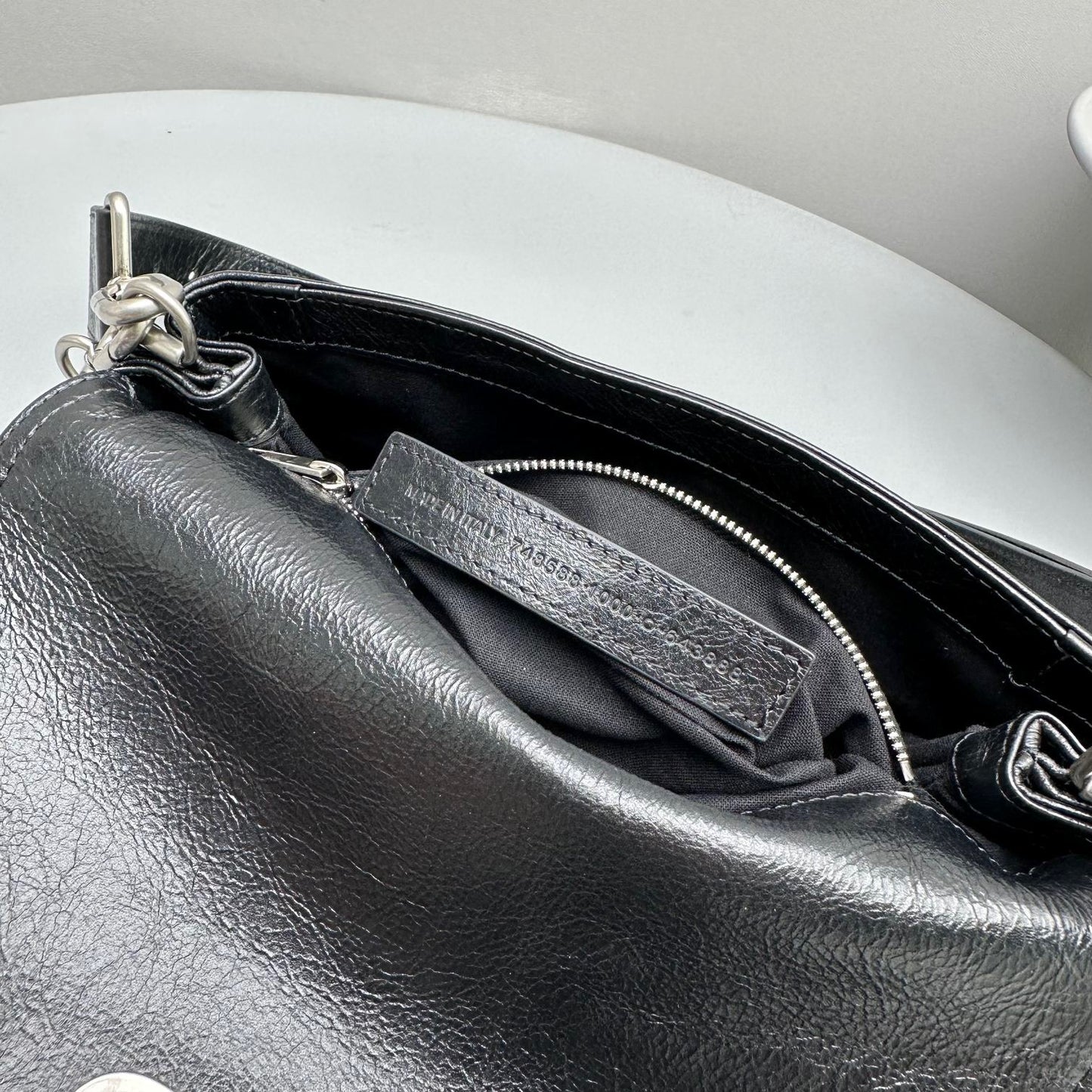BAL BB SMALL SOFT FLAP BAG