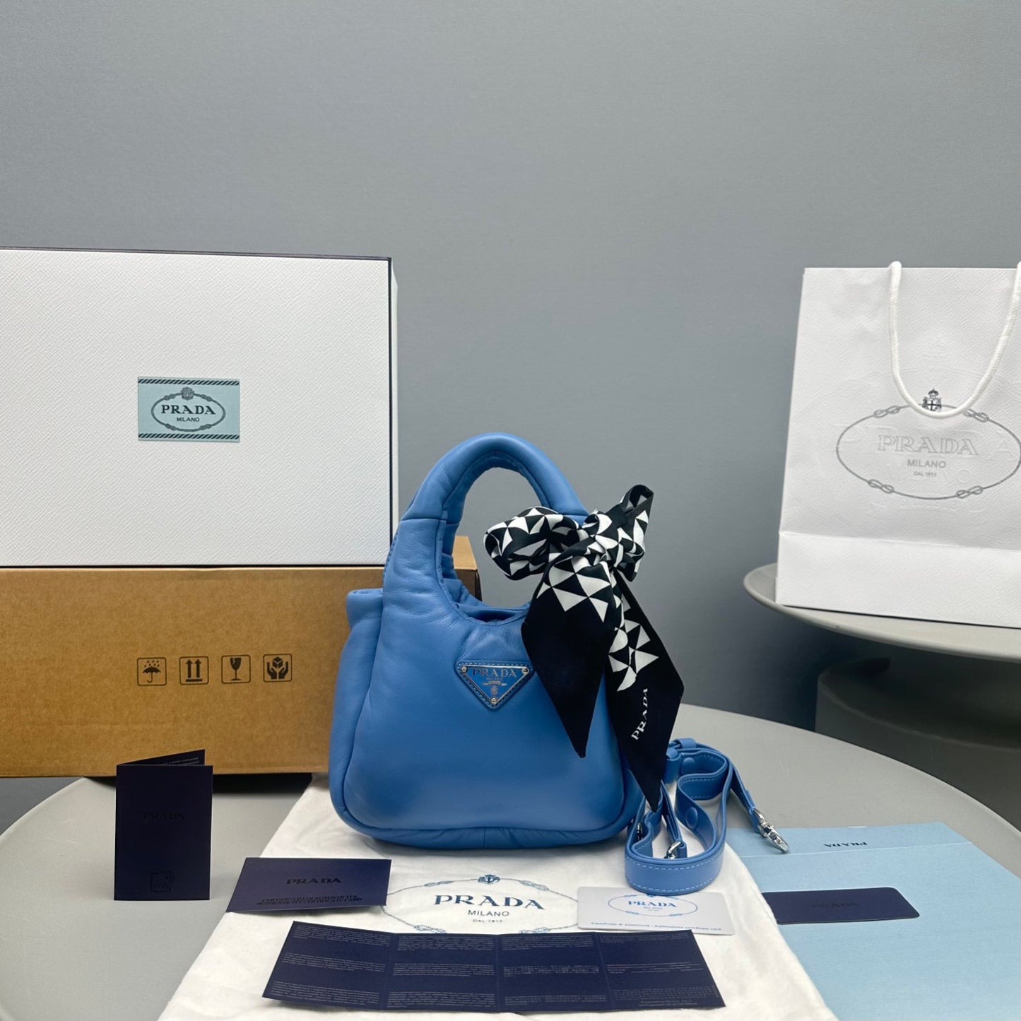 PD SMALL NAPPA LEATHER BAG
