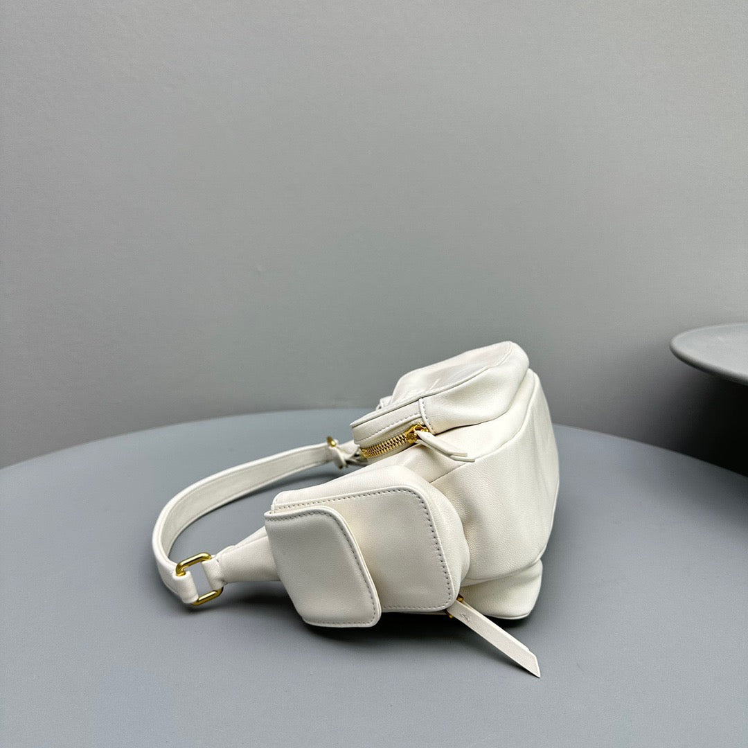 MIU M NAPPA LEATHER POCKET BAG