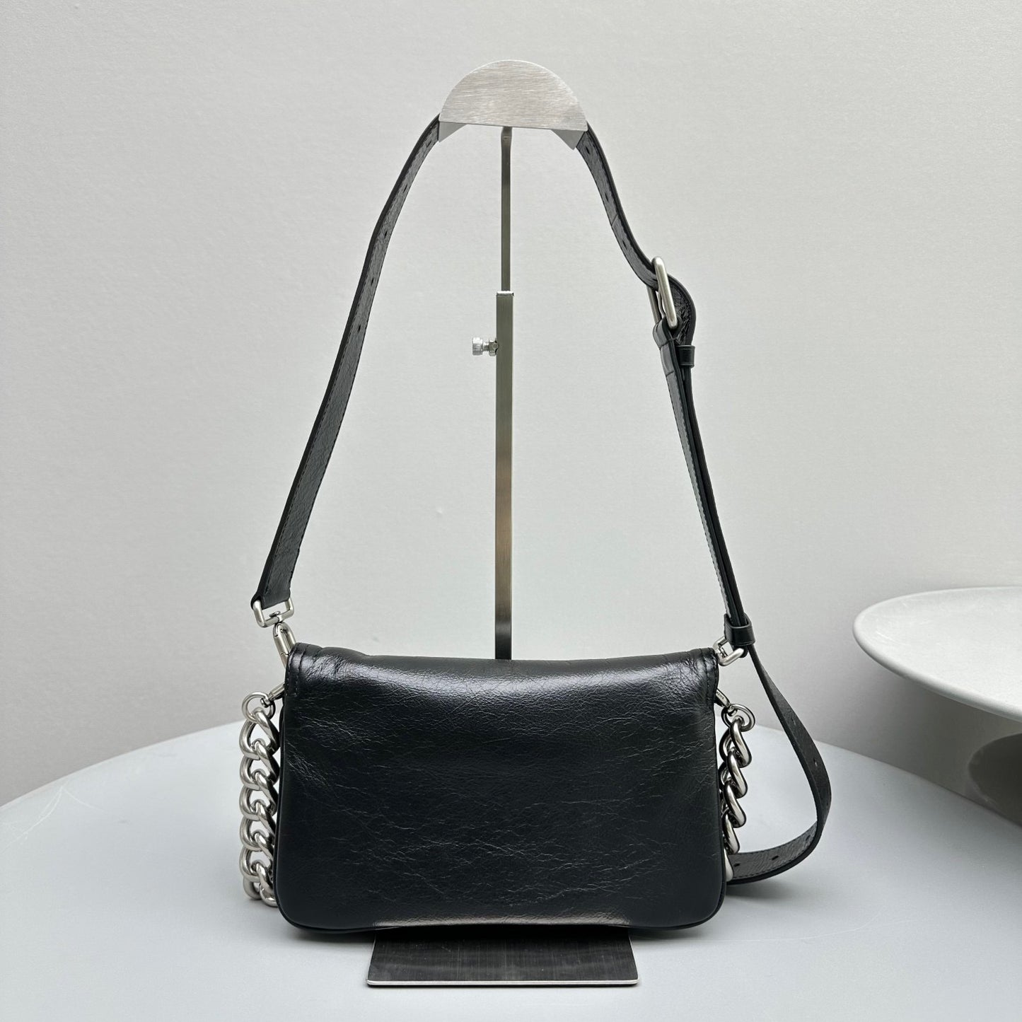 BAL BB SMALL SOFT FLAP BAG