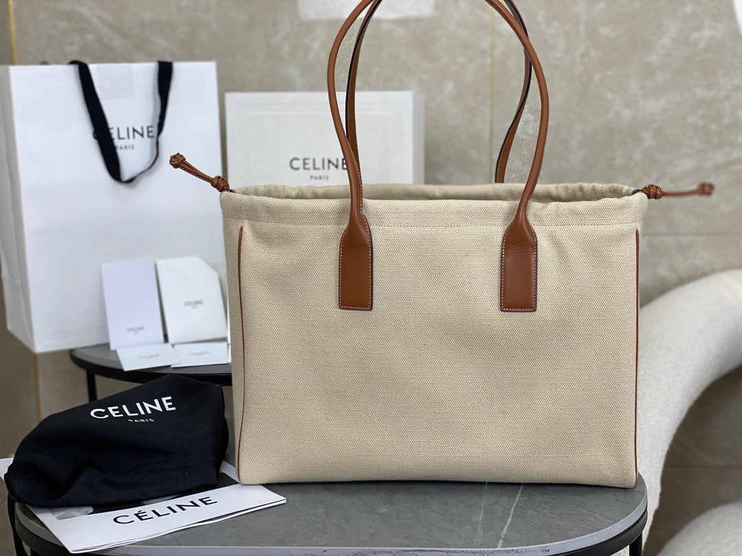 CEL CABAS DRAWSTRING TOTE BAG