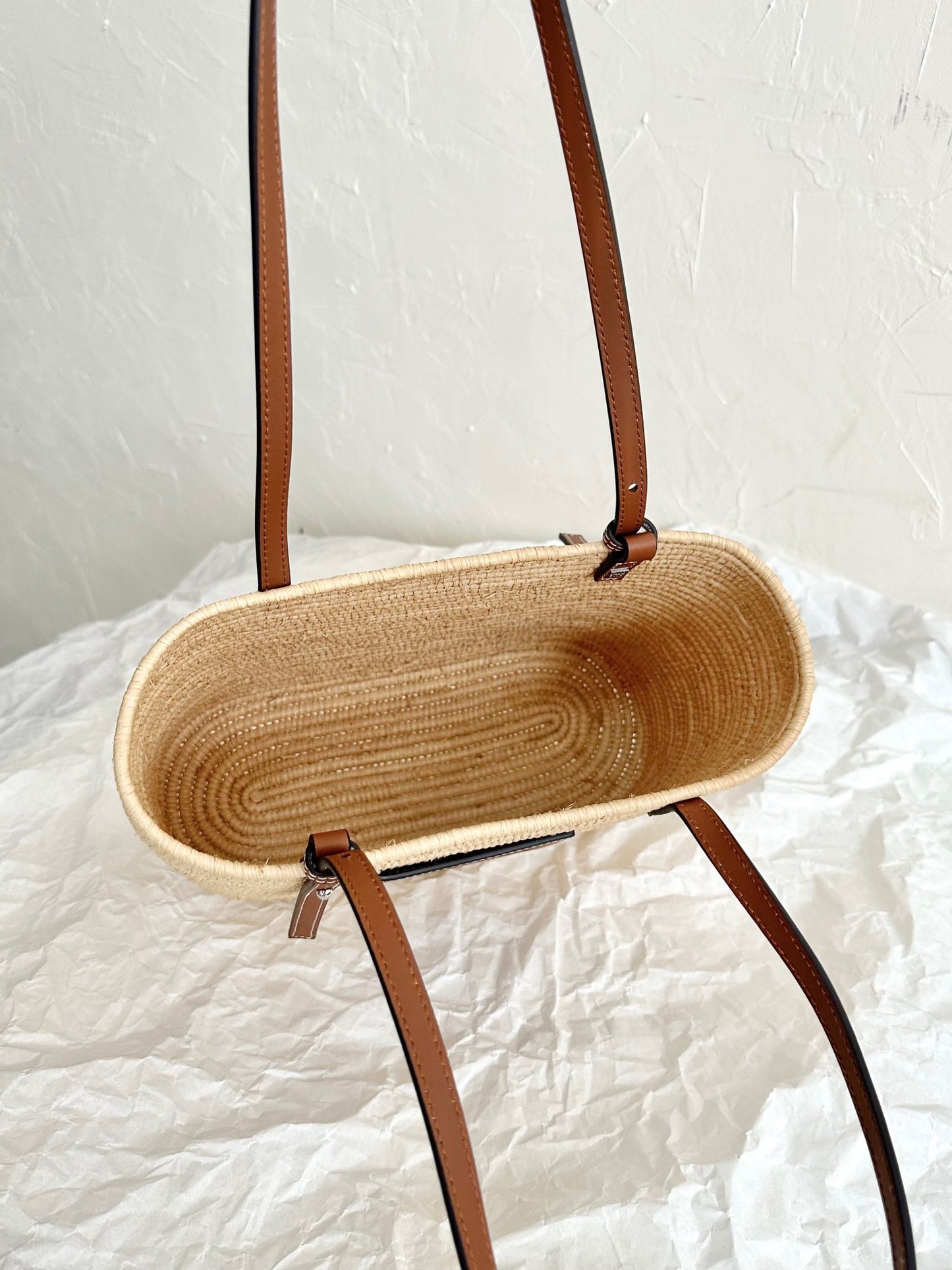 LOEW SMALL SQUARE BASKET BAG