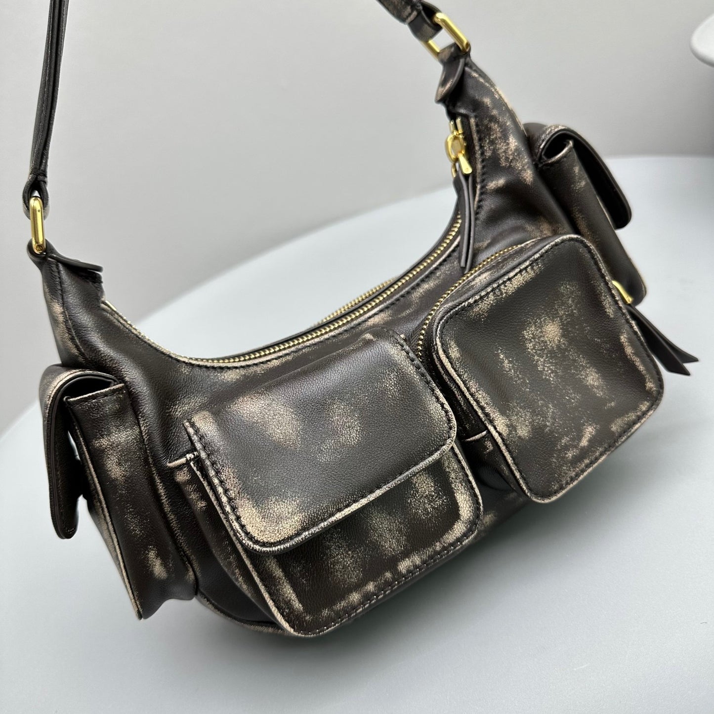 MIU M NAPPA LEATHER POCKET BAG