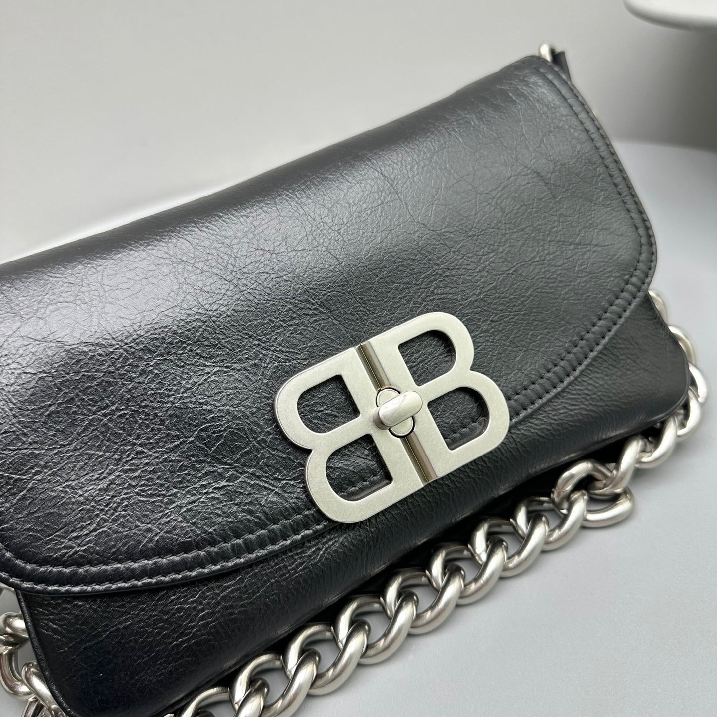 BAL BB SMALL SOFT FLAP BAG