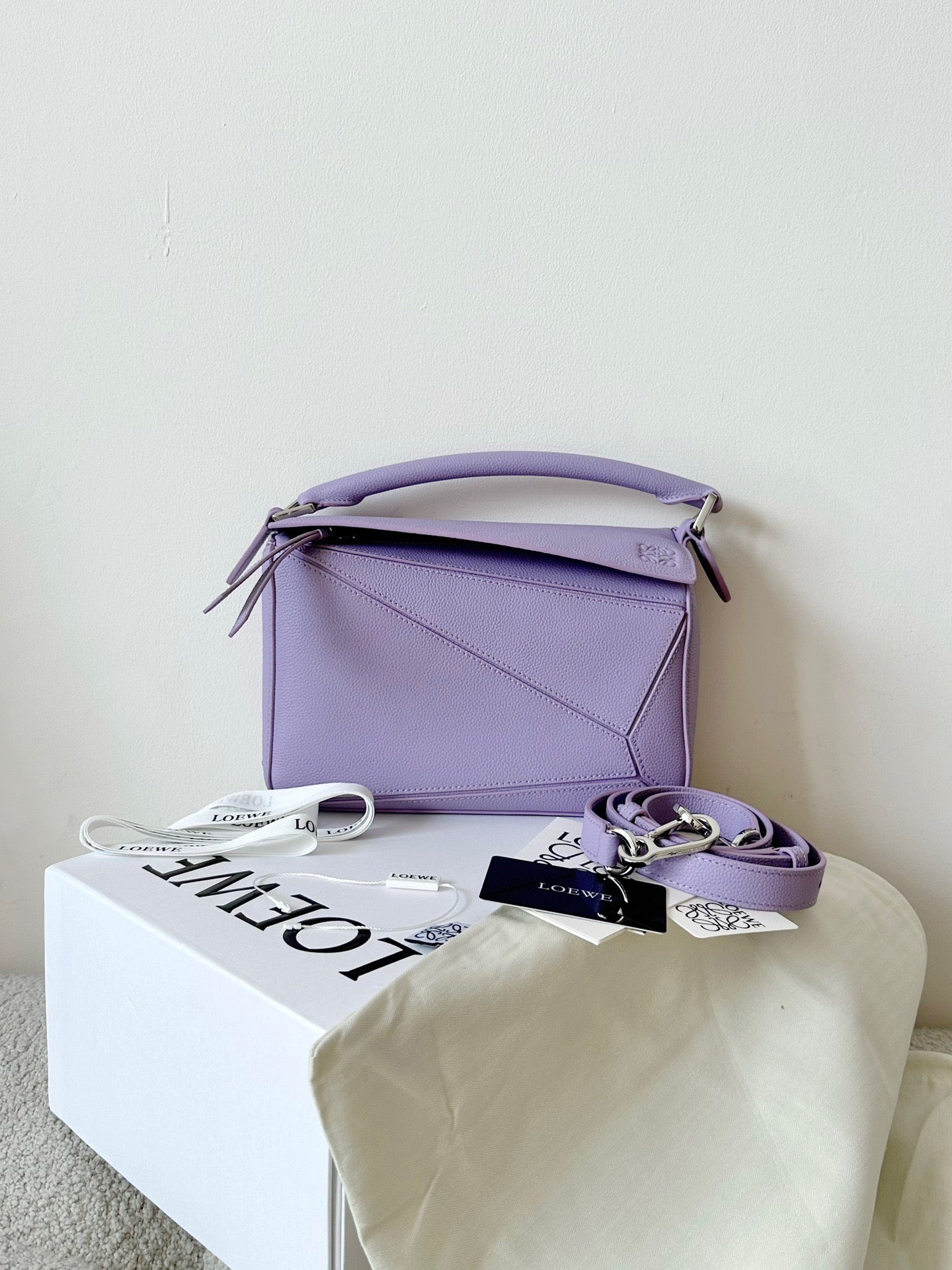 LOEW SMALL PUZZLE EDGE BAG