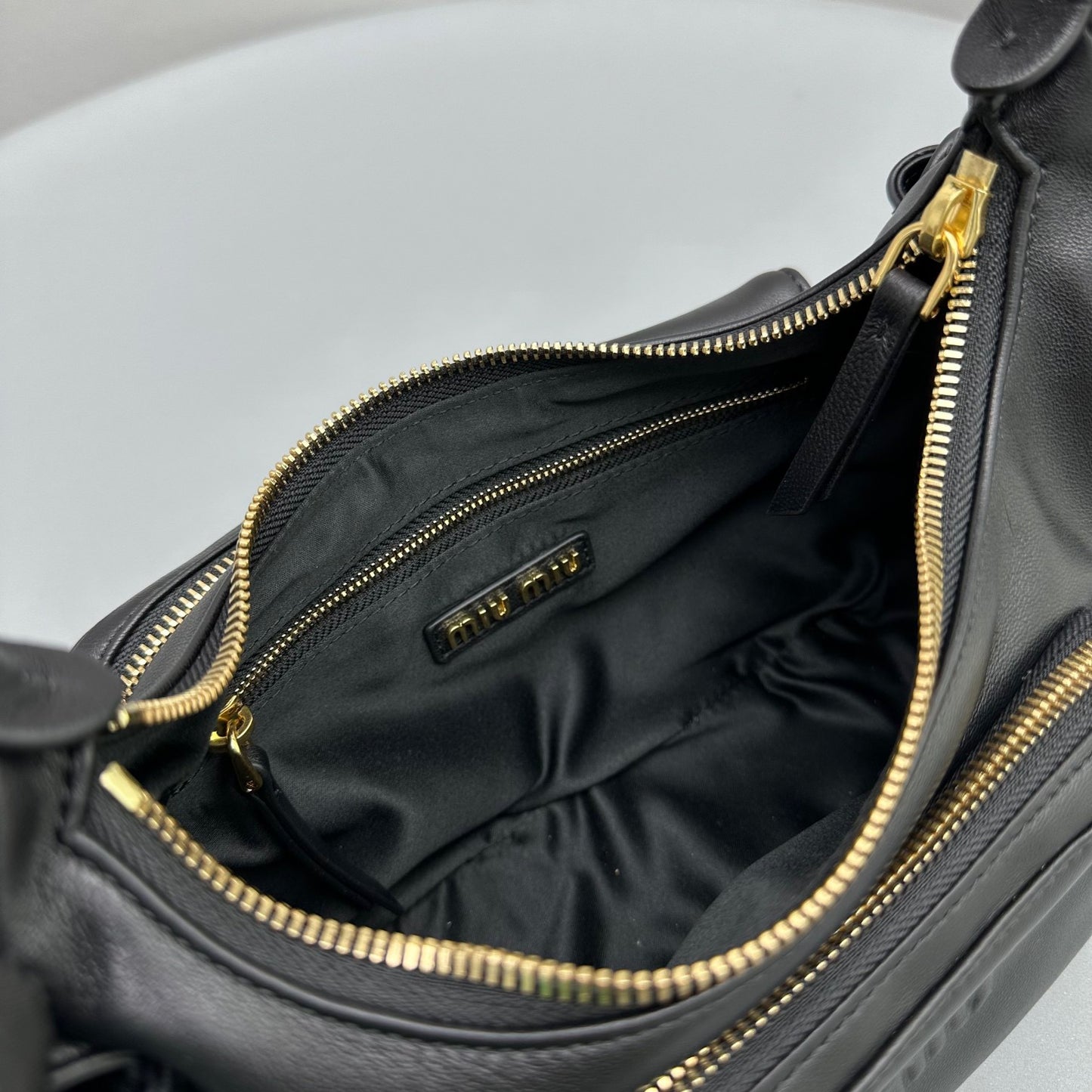 MIU M NAPPA LEATHER POCKET BAG