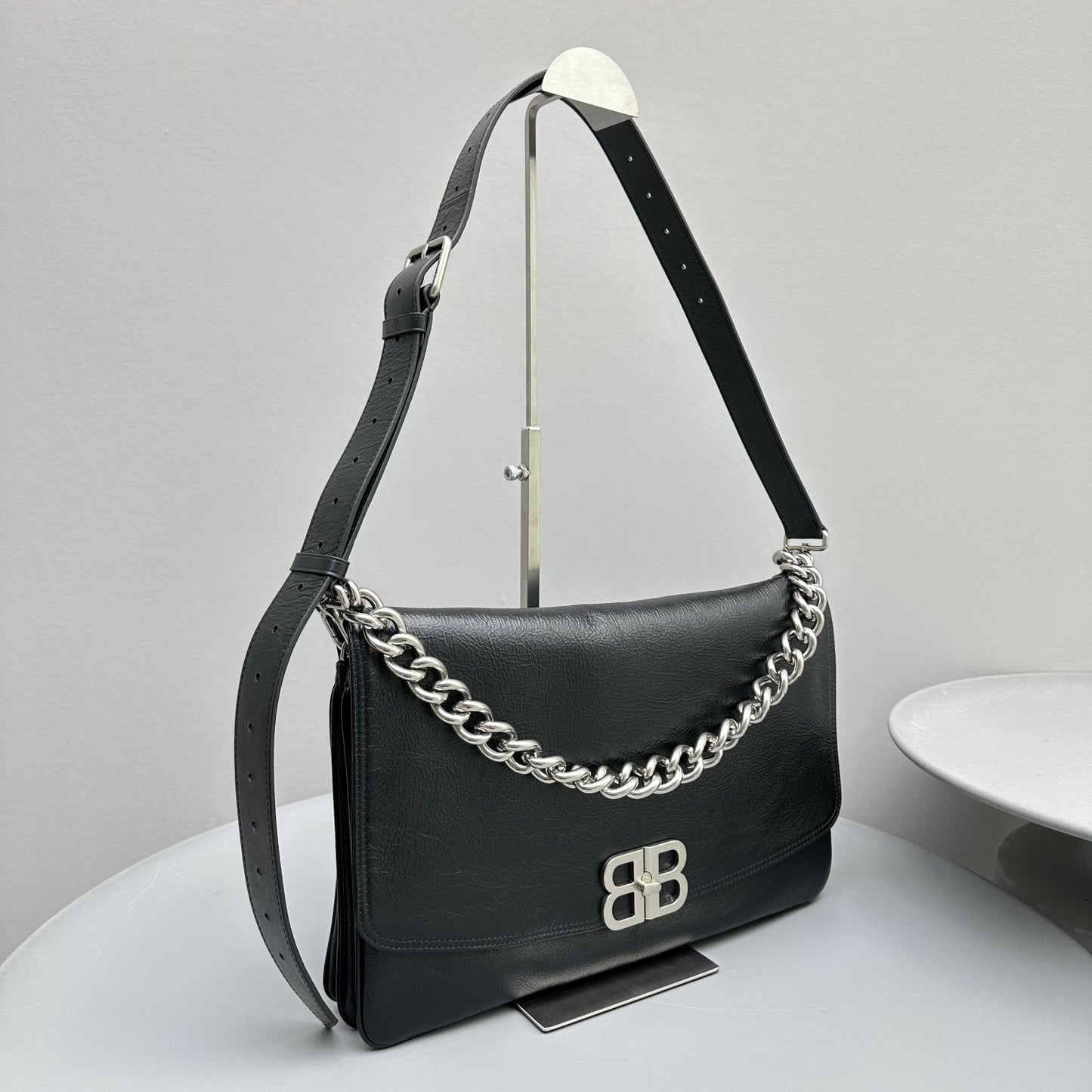 BAL BB SOFT LARGE FLAP BAG