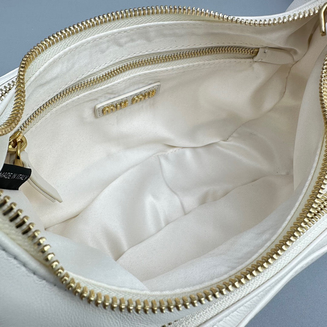MIU M NAPPA LEATHER POCKET BAG