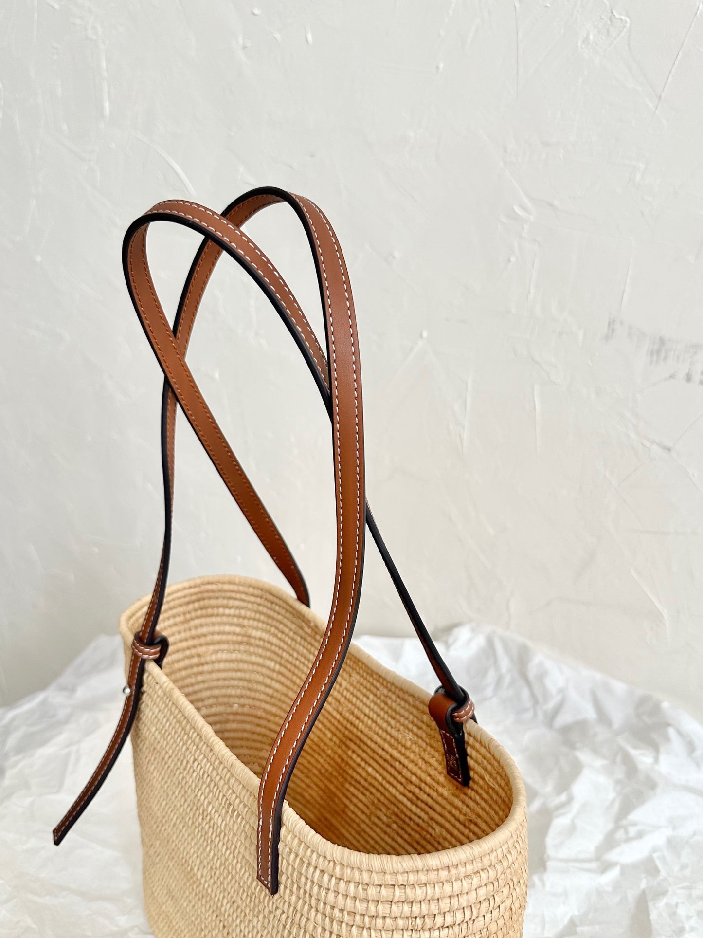LOEW SMALL SQUARE BASKET BAG