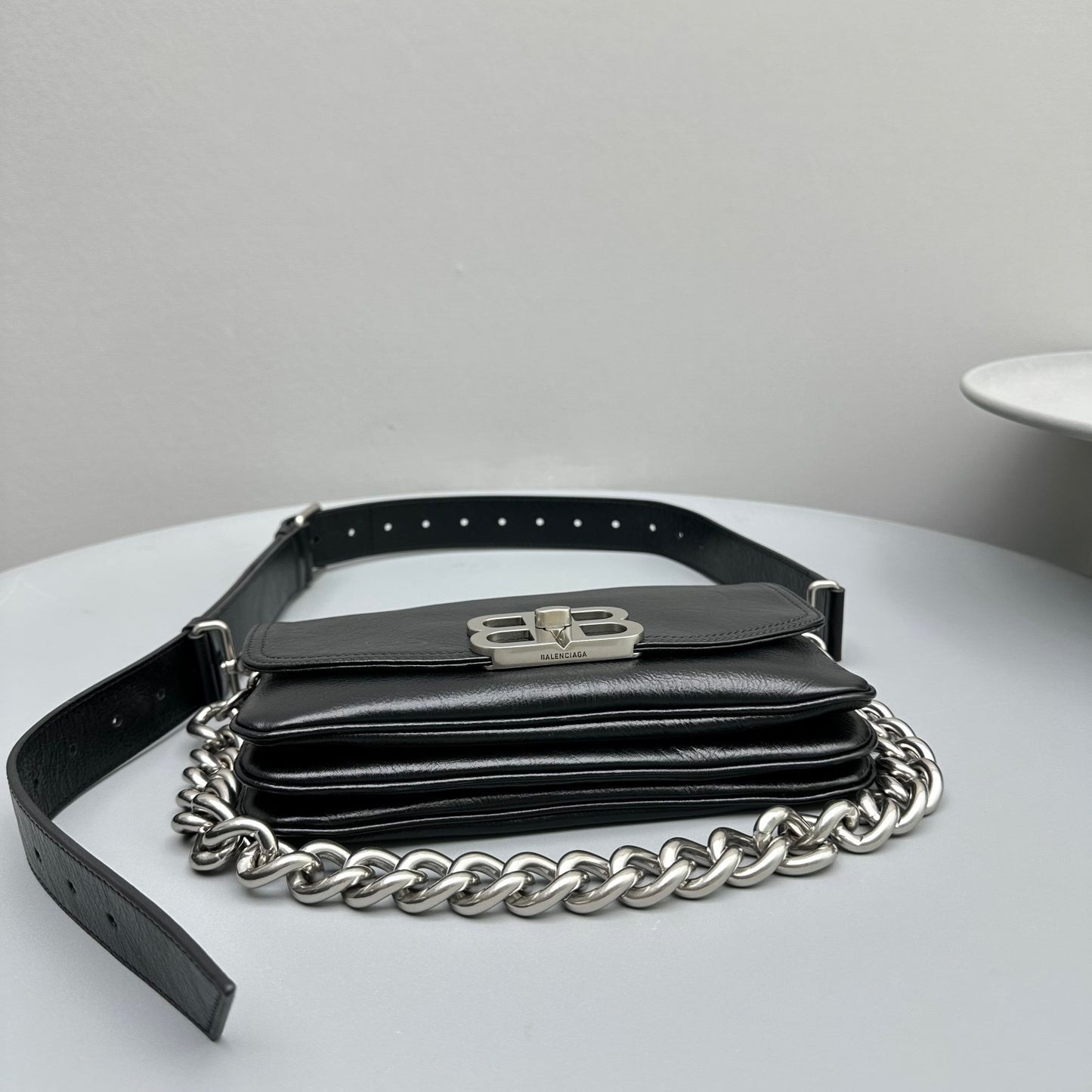 BAL BB SMALL SOFT FLAP BAG