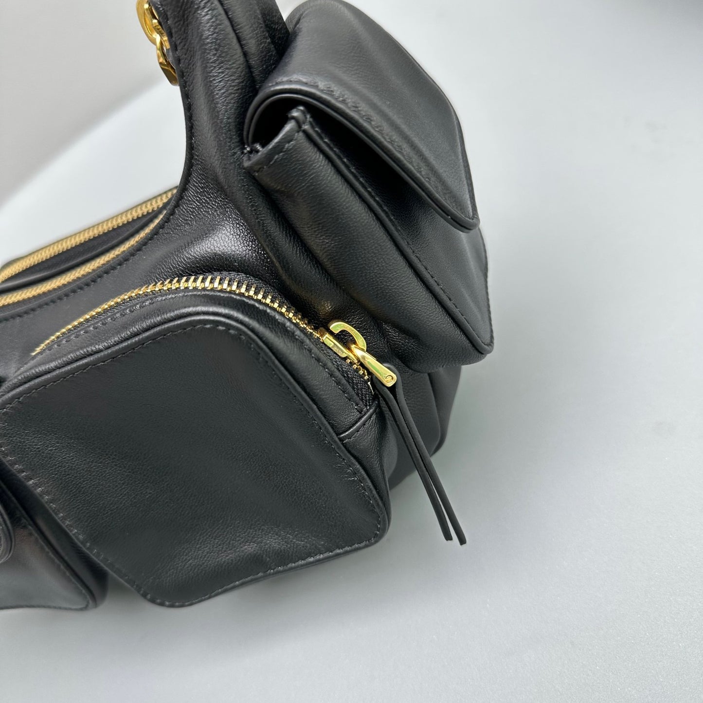 MIU M NAPPA LEATHER POCKET BAG