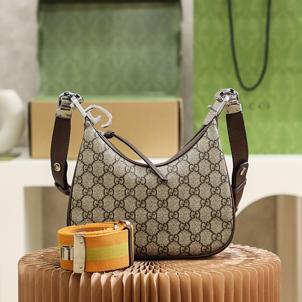GG ATTACHÉ LARGE SHOULDER BAG