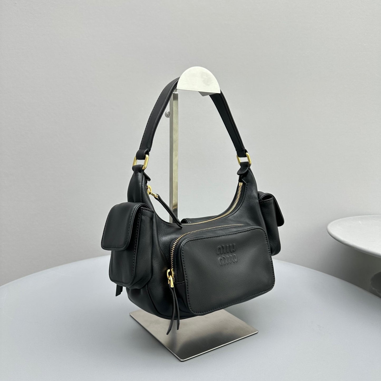 MIU M NAPPA LEATHER POCKET BAG