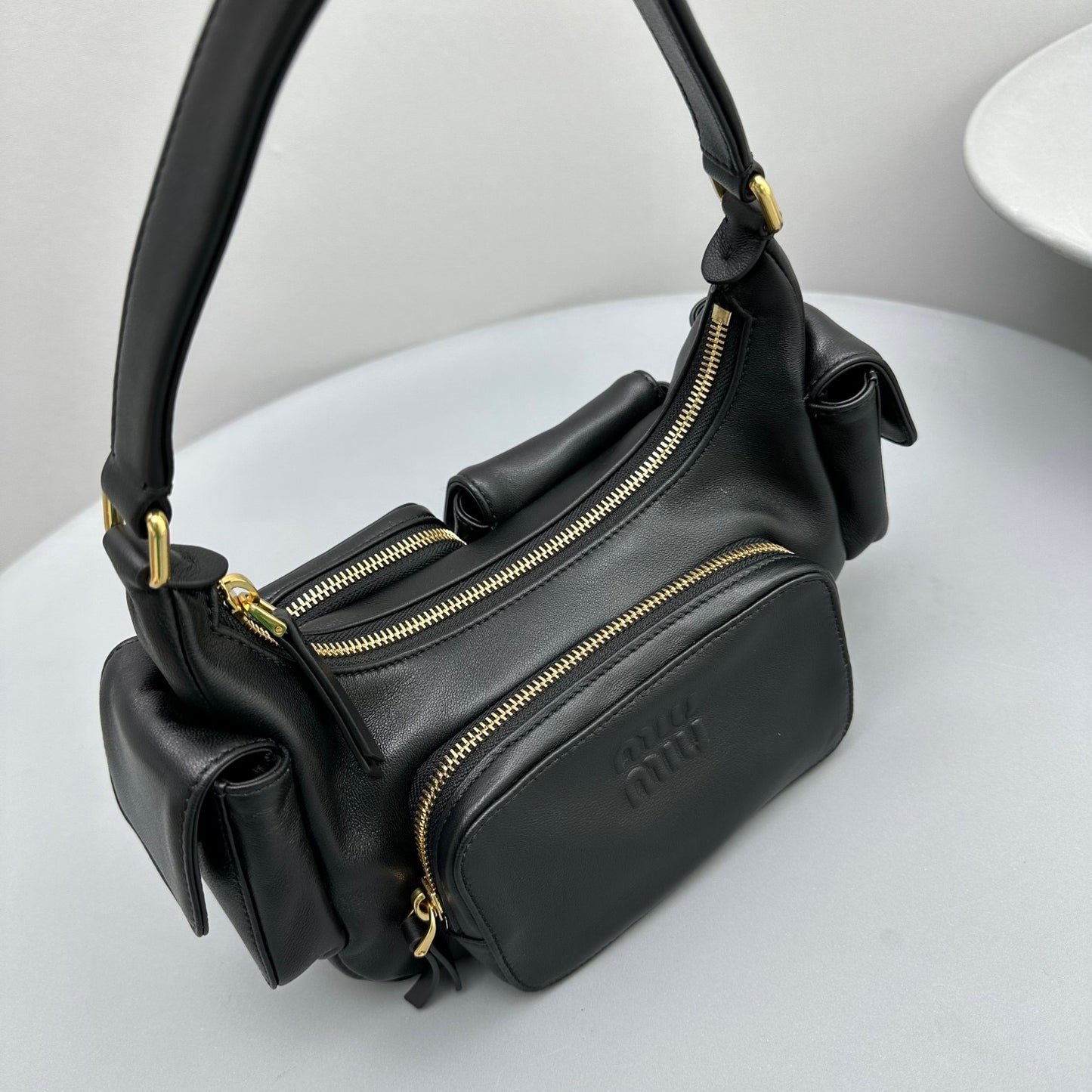 MIU M NAPPA LEATHER POCKET BAG