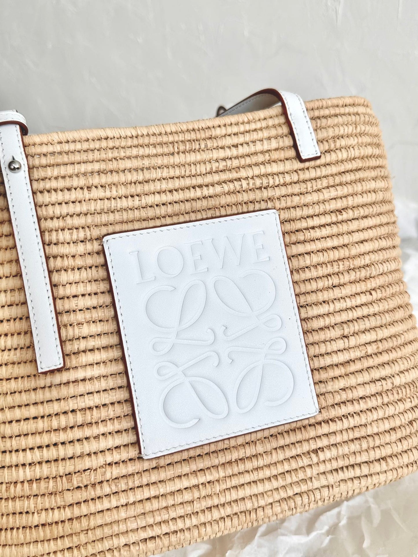 LOEW SMALL SQUARE BASKET BAG