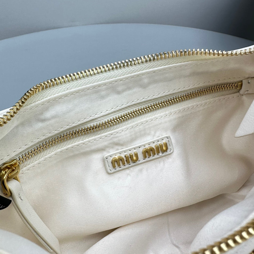 MIU M NAPPA LEATHER POCKET BAG
