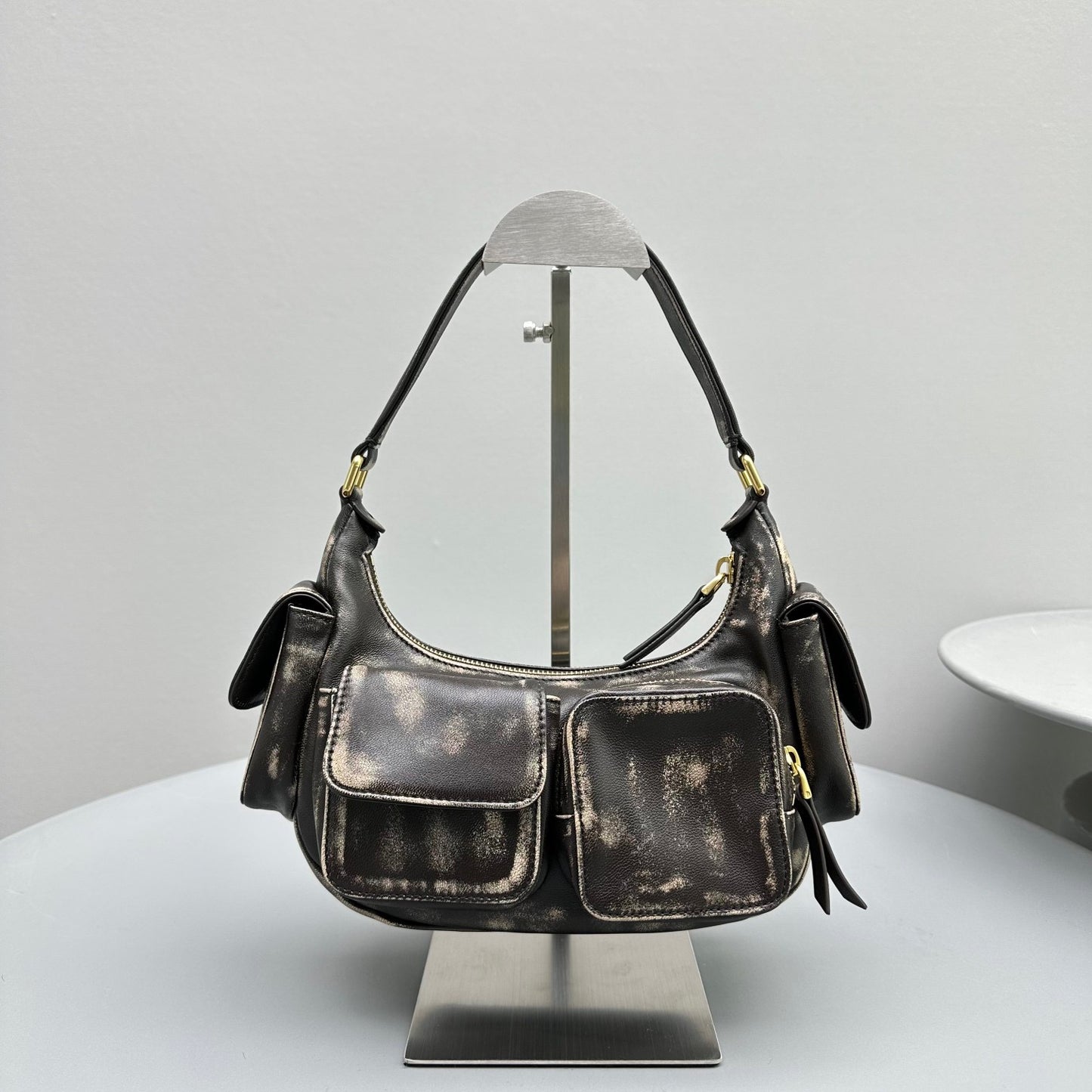 MIU M NAPPA LEATHER POCKET BAG