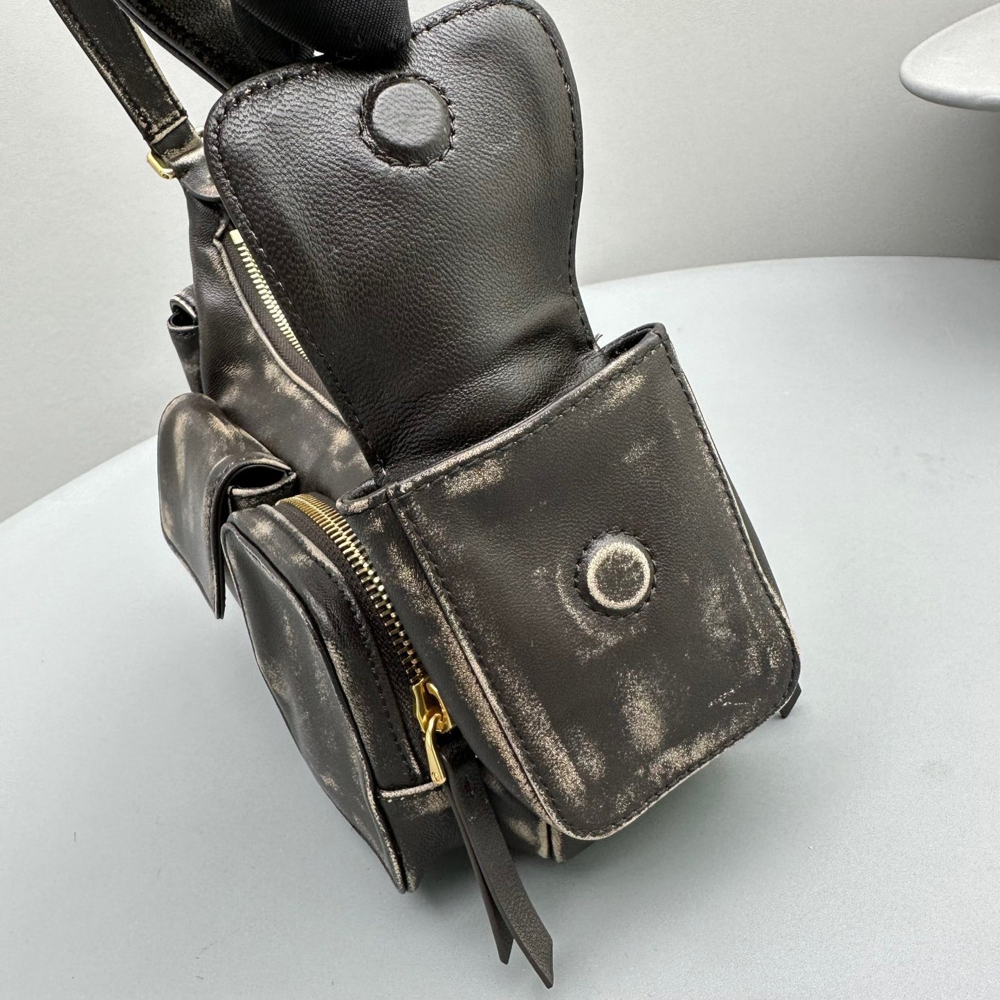 MIU M NAPPA LEATHER POCKET BAG