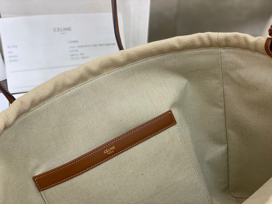 CEL CABAS DRAWSTRING TOTE BAG