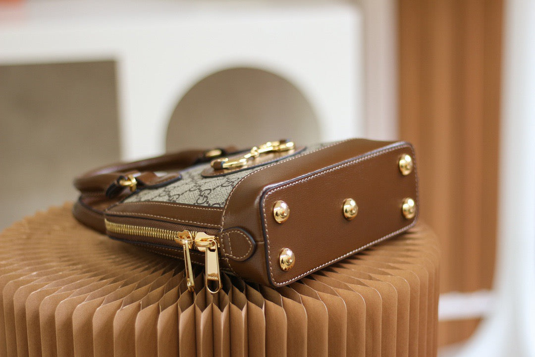 GG HORSEBIT 1955 MINI TOP HANDLE BAG