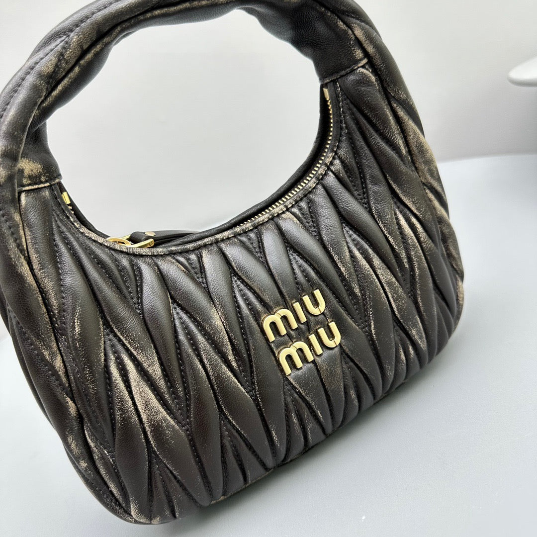 MIU M WANDER MINI HOBO BAG
