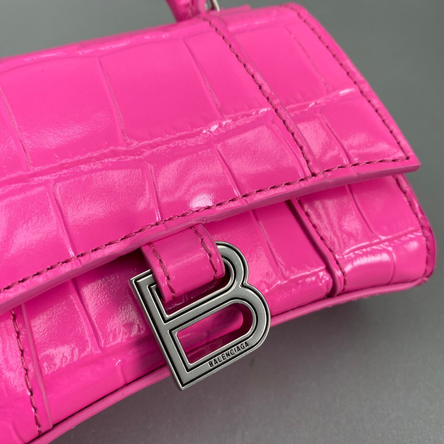 BAL HOURGLASS MINI TOTE BAG