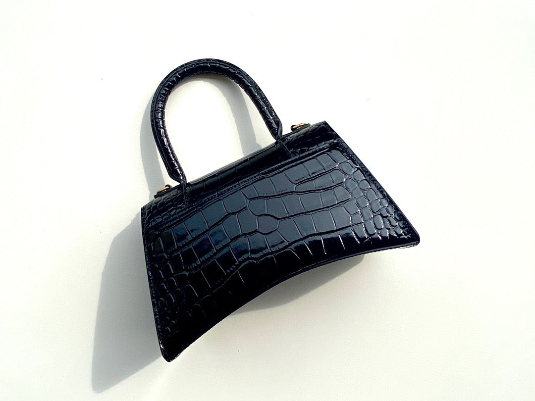BAL HOURGLASS TOP HANDLE BAG