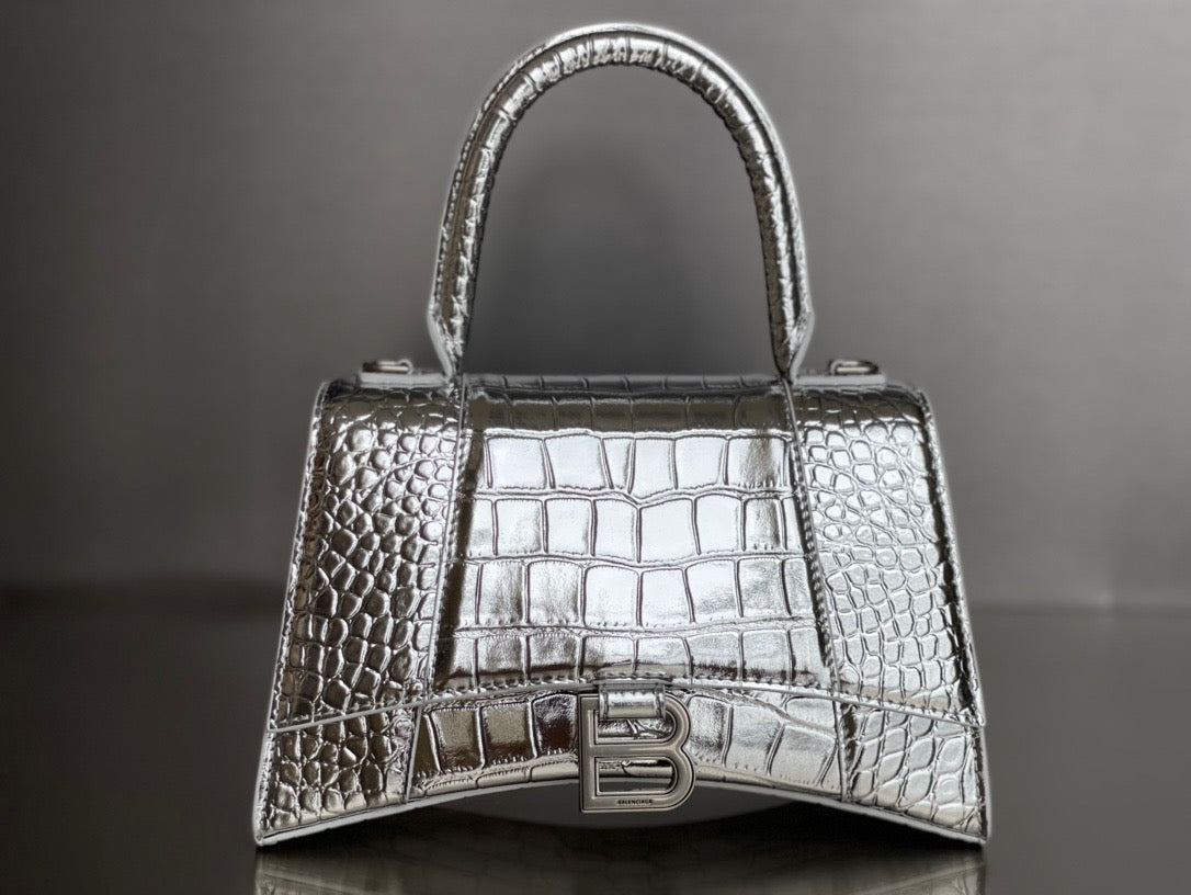 BAL HOURGLASS TOP HANDLE BAG