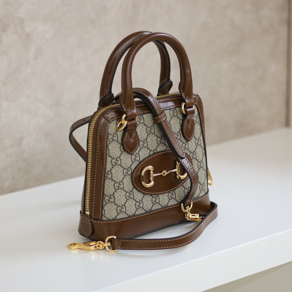 GG HORSEBIT 1955 MINI TOP HANDLE BAG