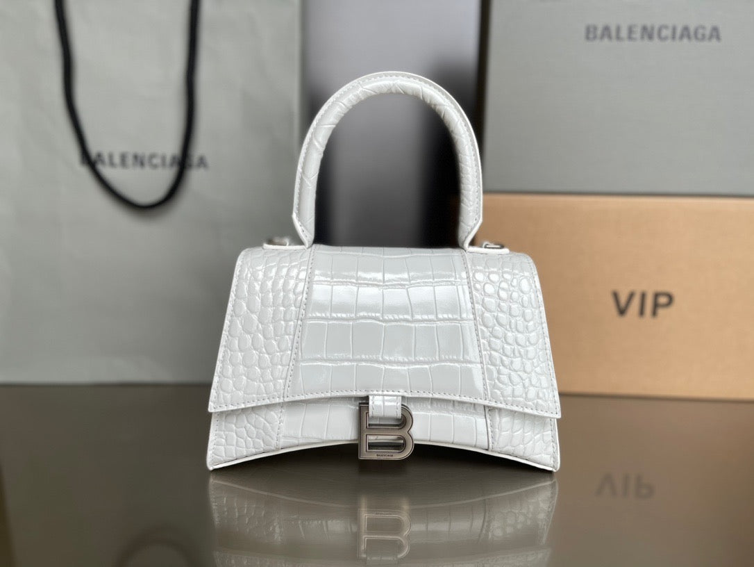 BAL HOURGLASS TOP HANDLE BAG
