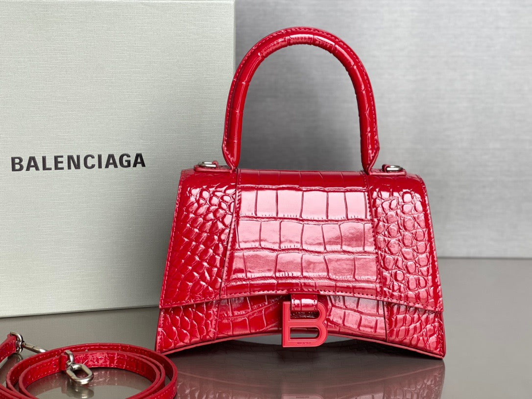BAL HOURGLASS TOP HANDLE BAG