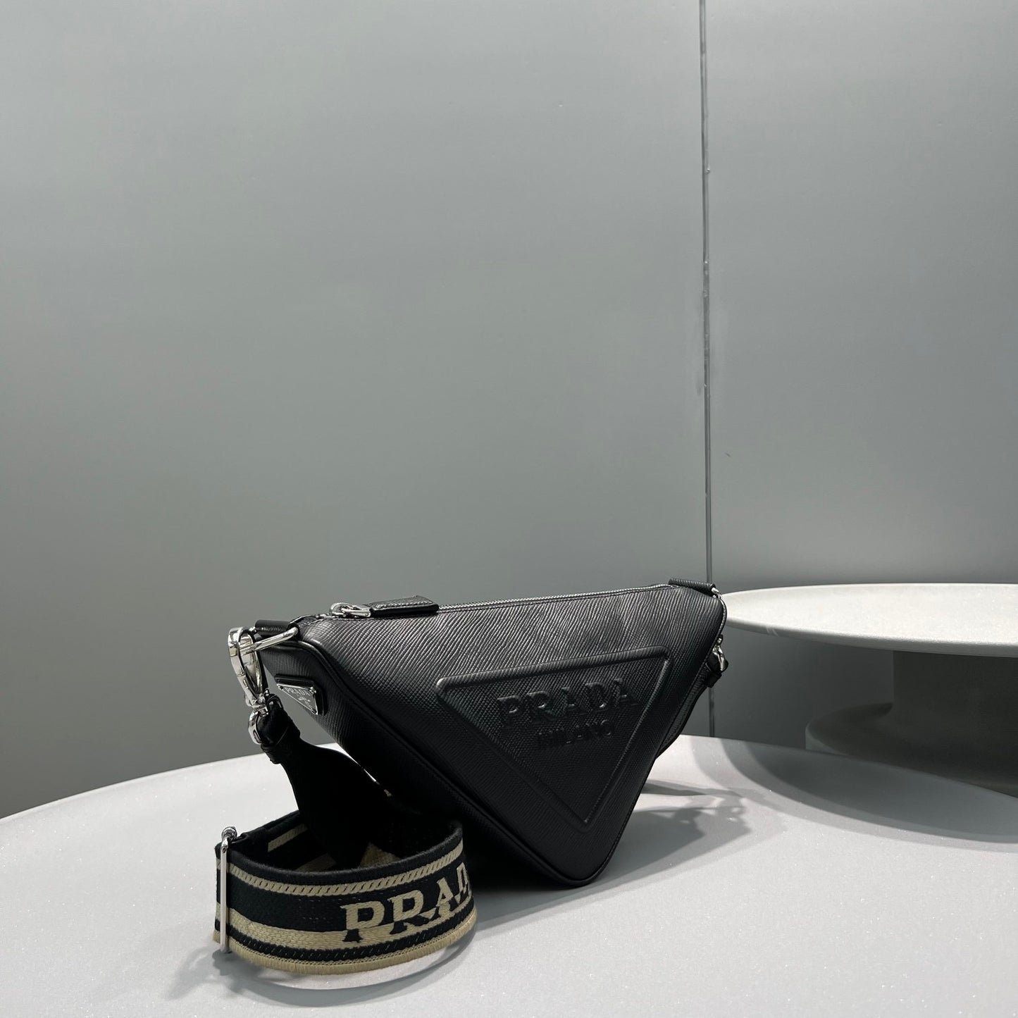 PD SAFFIANO TRIANGLE BAG