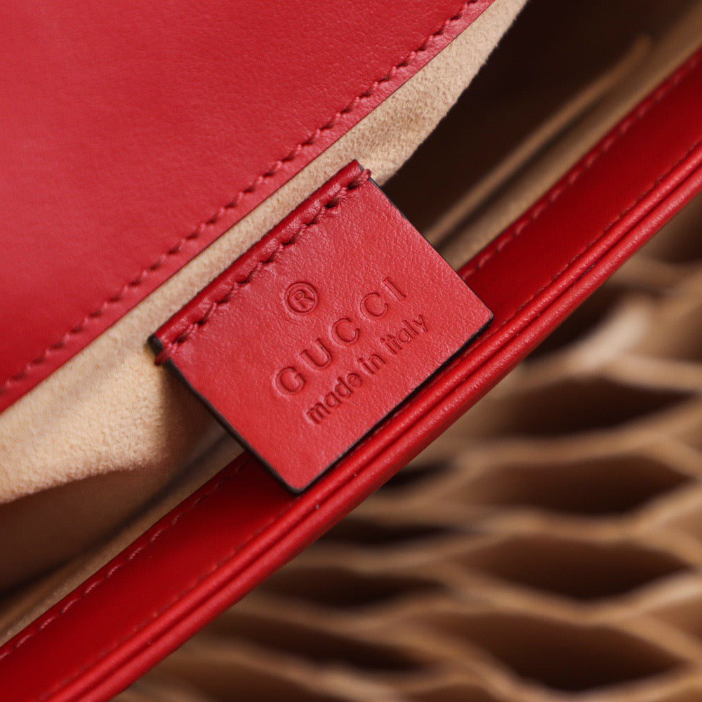 GG MARMONT MINI TOP HANDLE BAG
