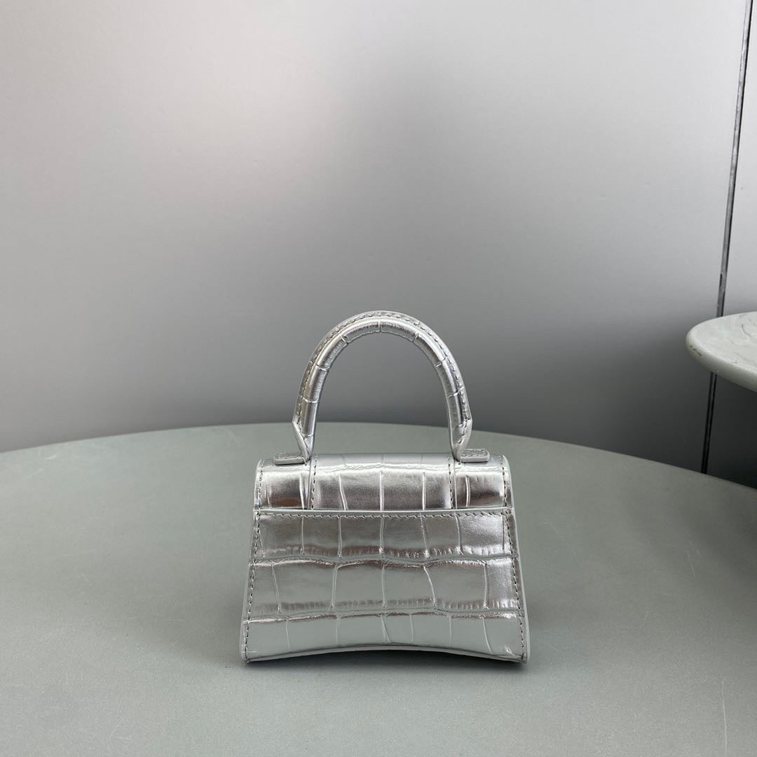 BAL HOURGLASS MINI TOTE BAG